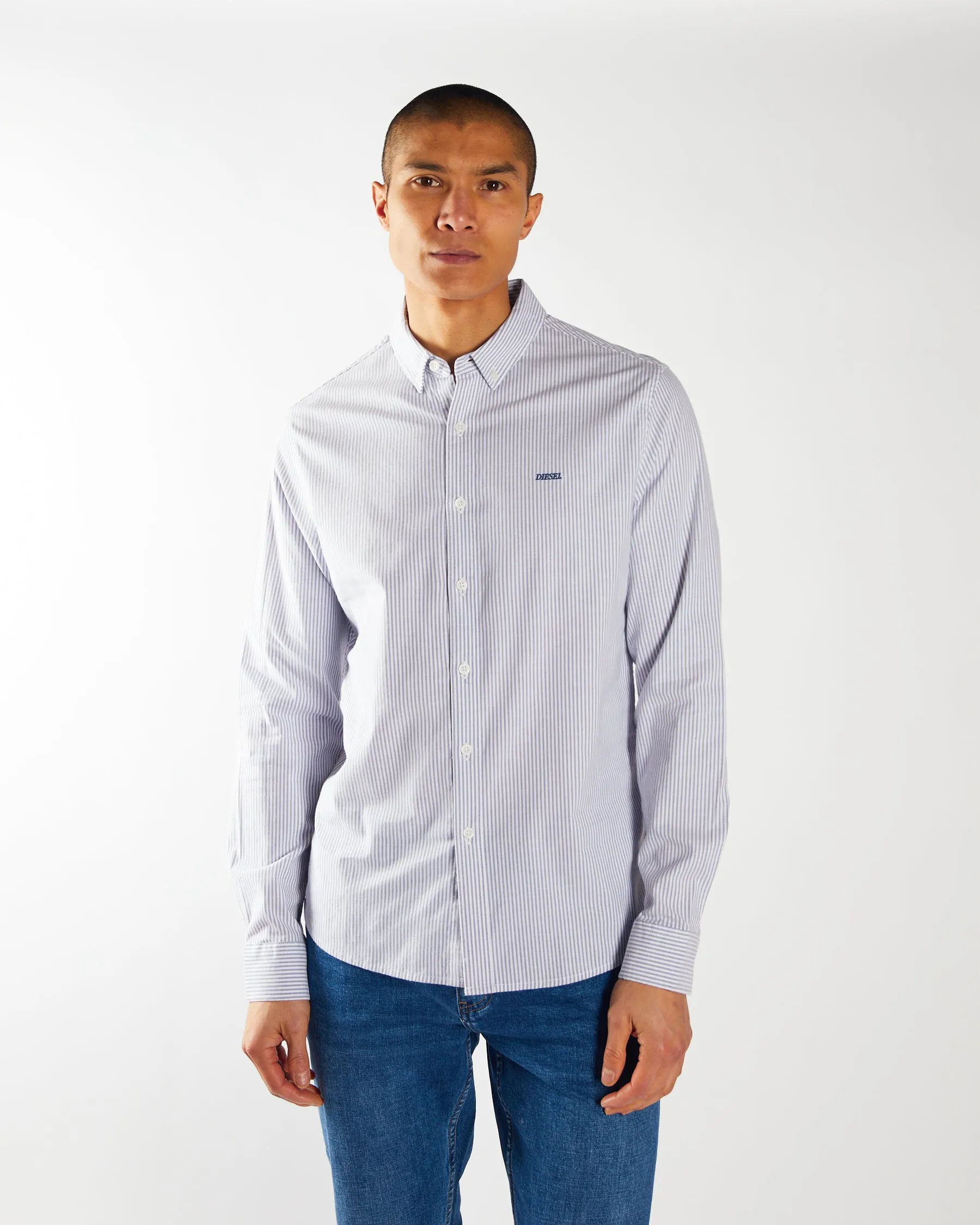Pax Stripe Shirt Court Blue