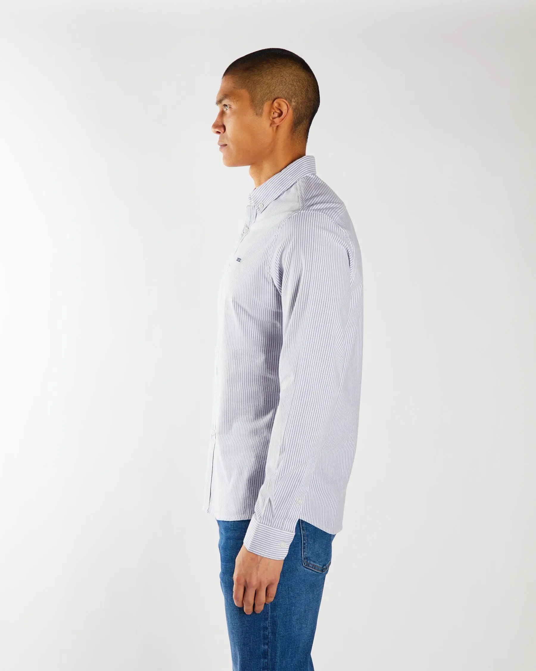 Pax Stripe Shirt Court Blue