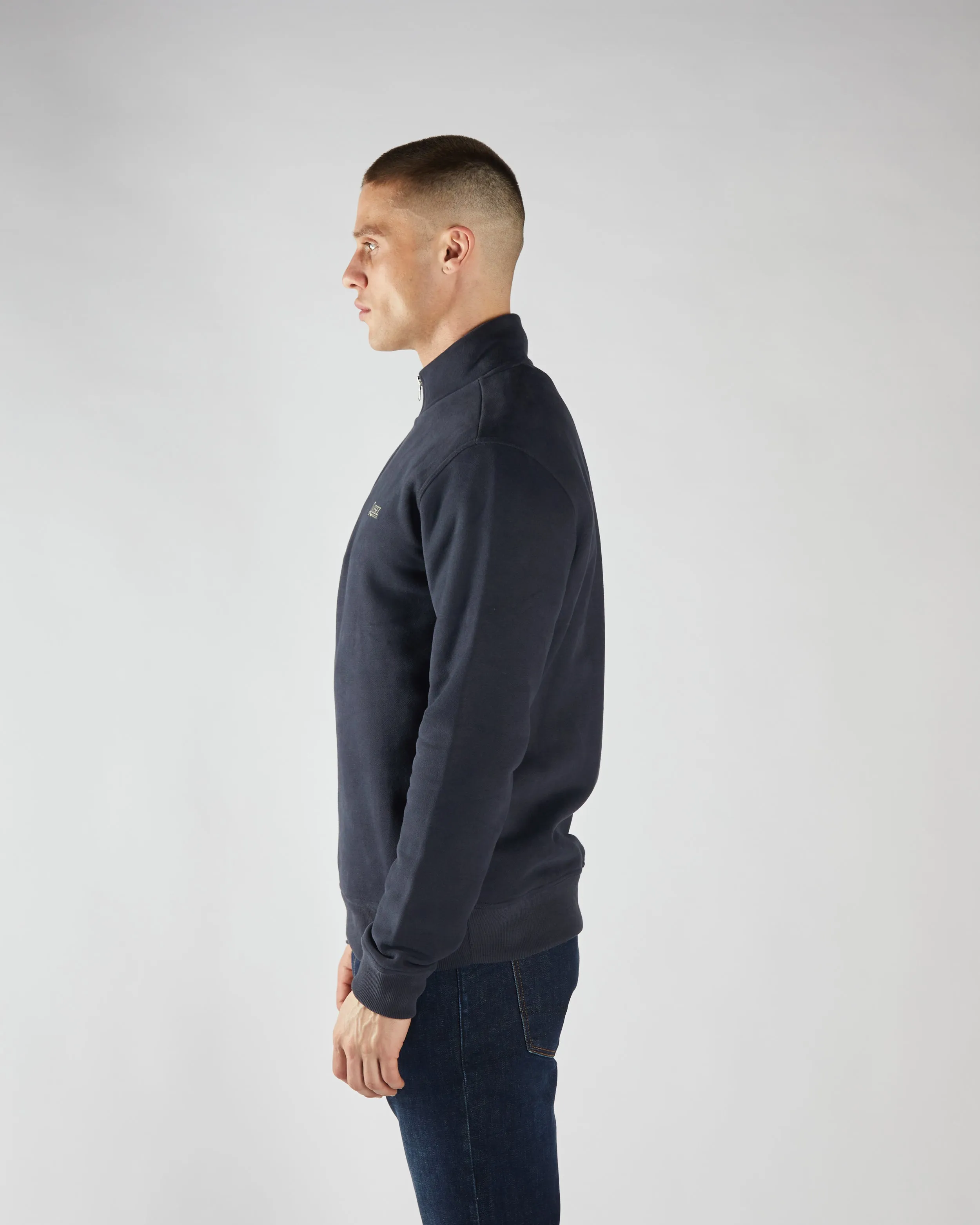 Payne Half Zip Midnight Blue