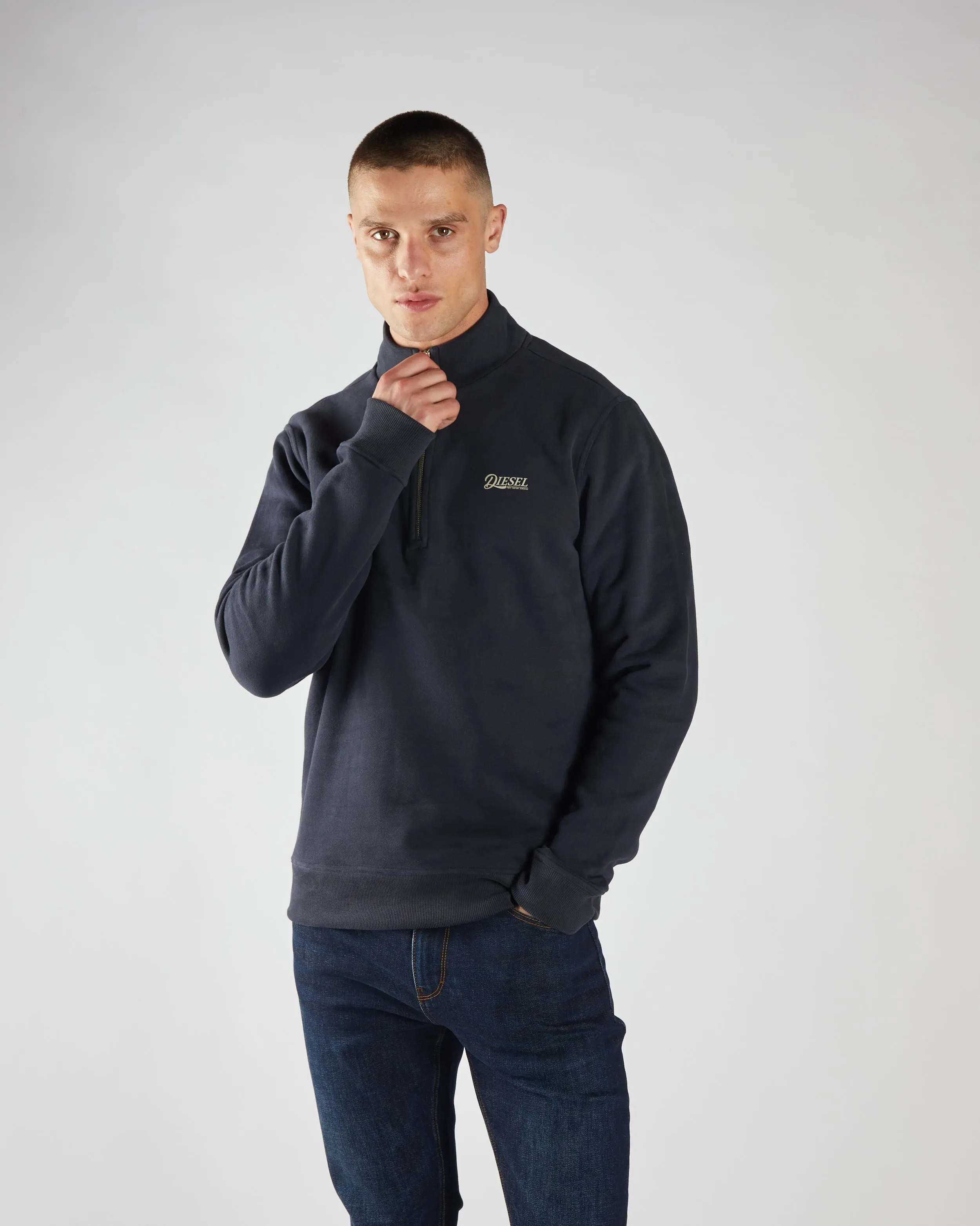 Payne Half Zip Midnight Blue