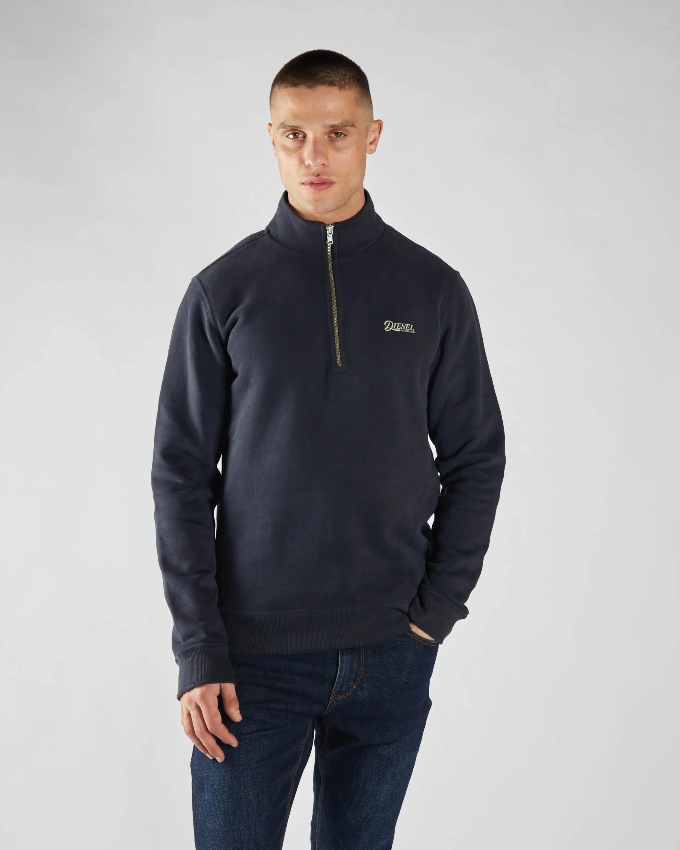 Payne Half Zip Midnight Blue
