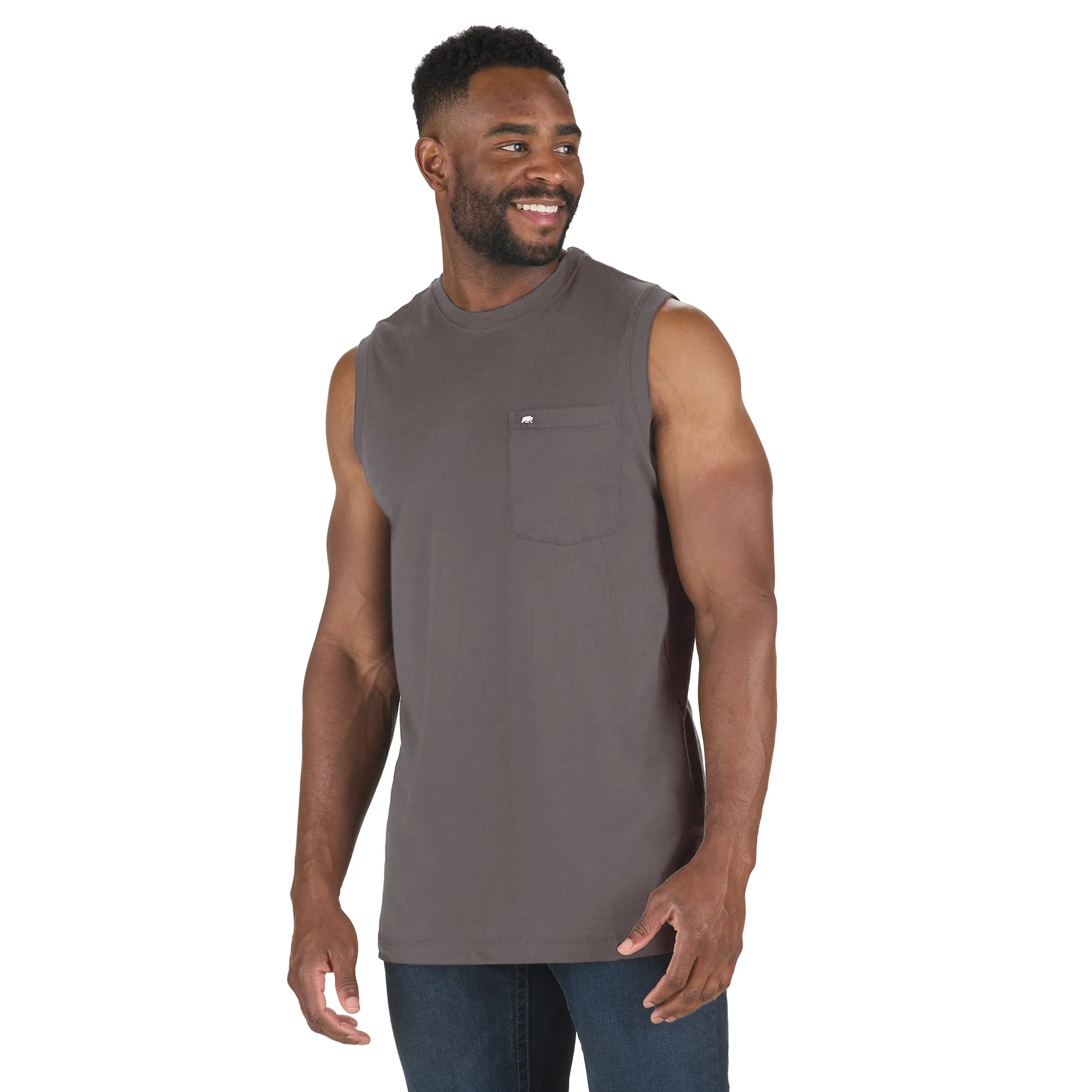 Performance Sleeveless Pocket T-Shirt