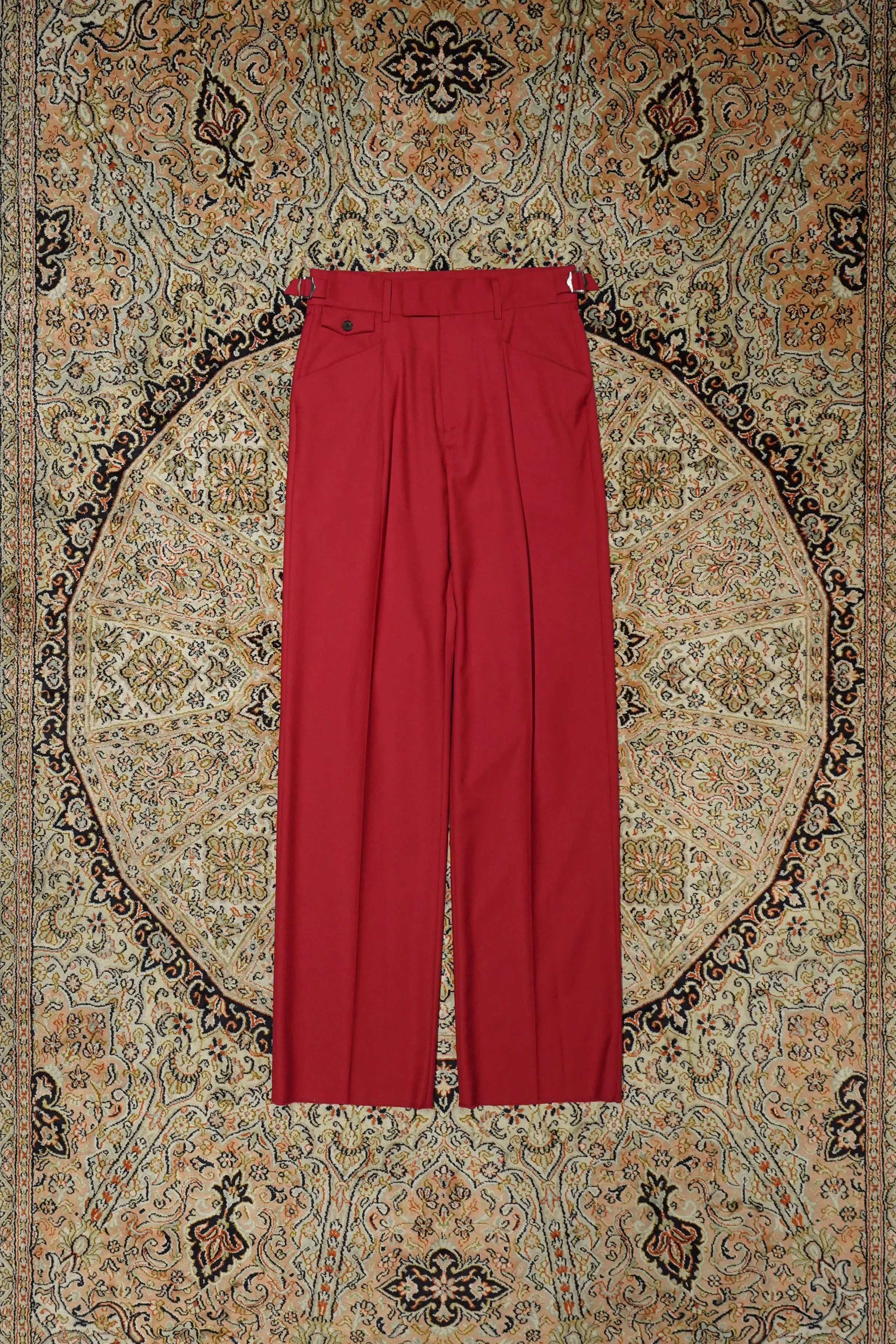 Plain Trucked Trousers (RED)