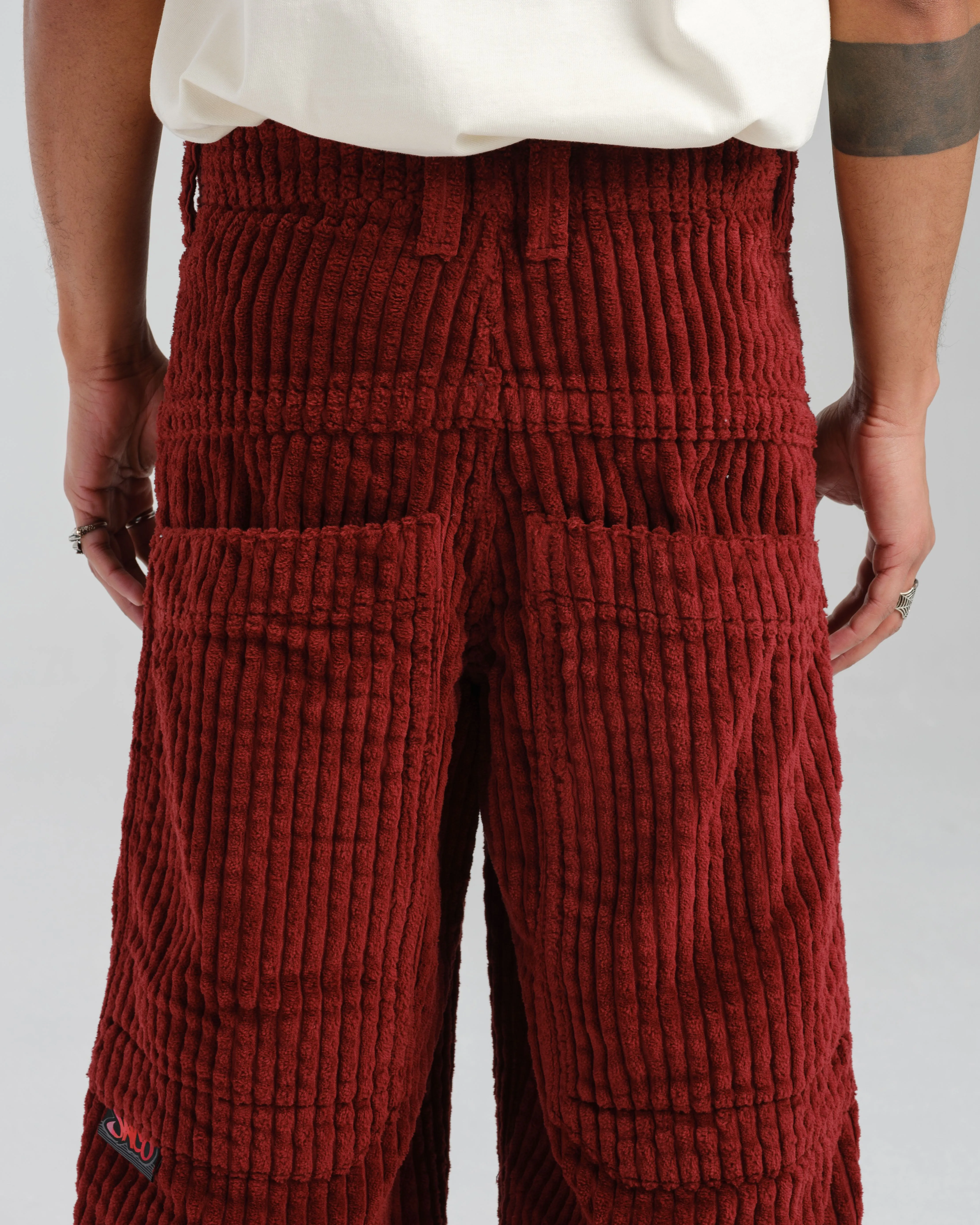 Rollin. 26". 2 Wale Corduroy. Burgundy.