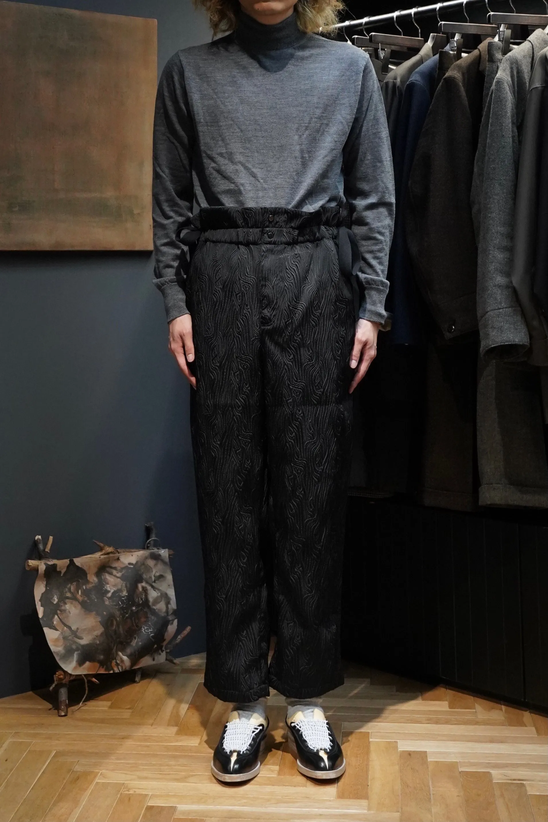 Sasquatchfabrix. QUILTING PANTS (BLACK)
