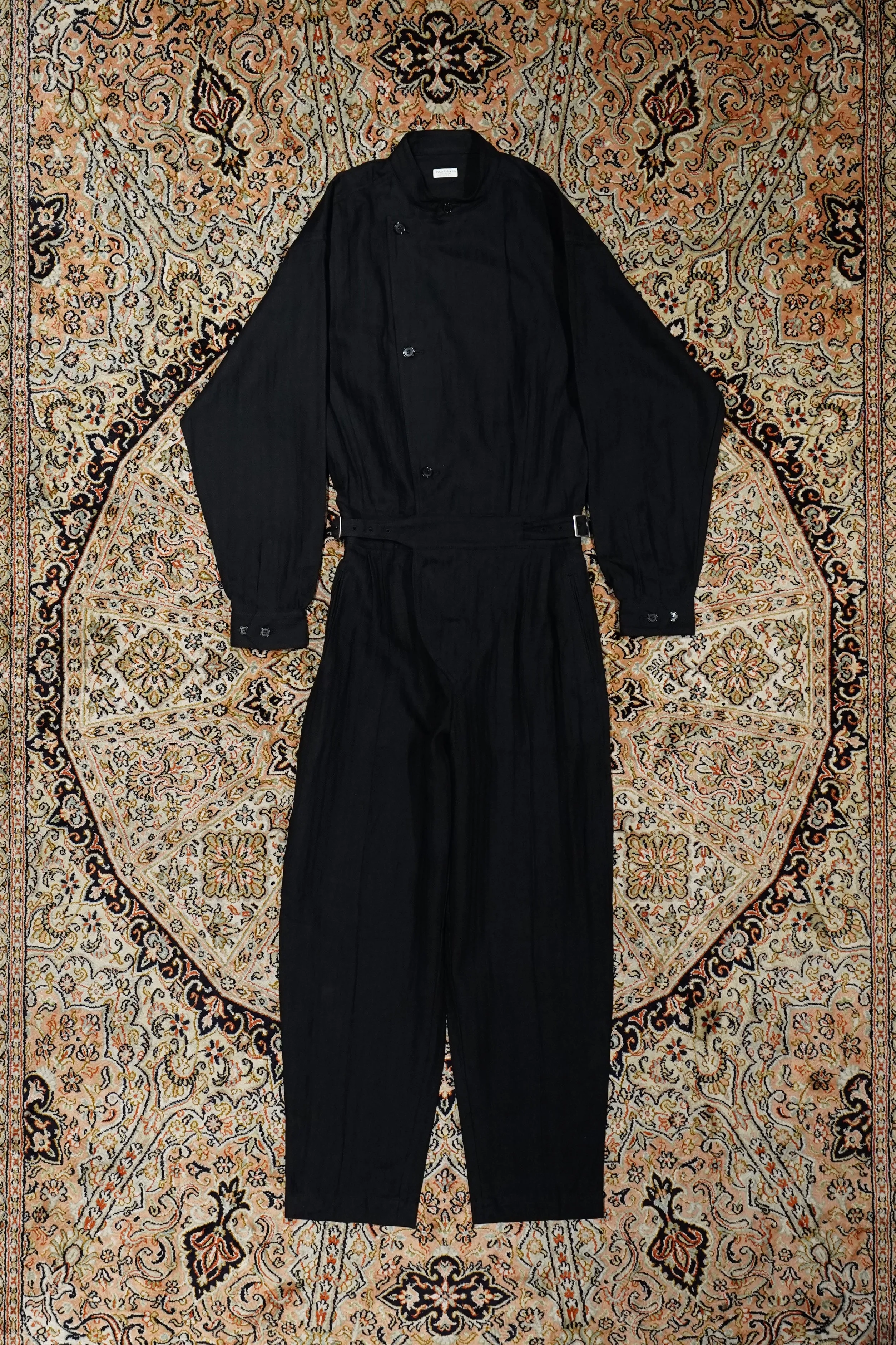 SOLARIS & CO. HERRINGBONE FRIGHT SUIT - PHOBOS (BLACK)
