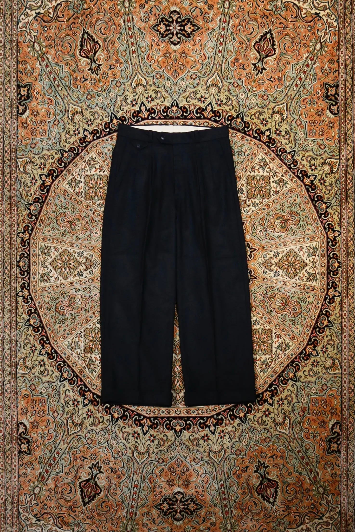 SOLARIS&Co. CASHMERE WOOL TROUSERS - CHANDLLER (BLACK)
