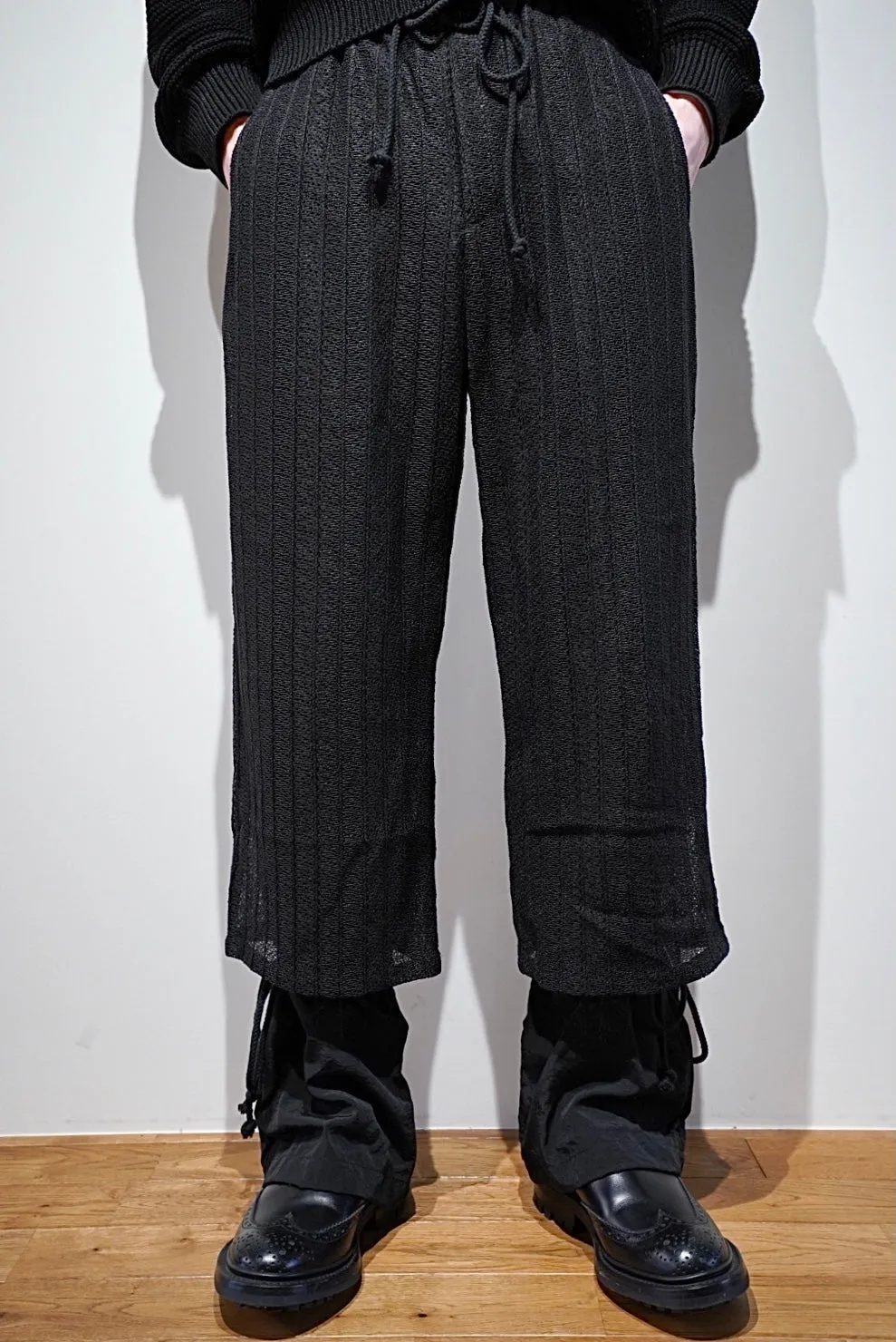 Song for the Mute ELASTICATED WIDE LEG DRESS PANT