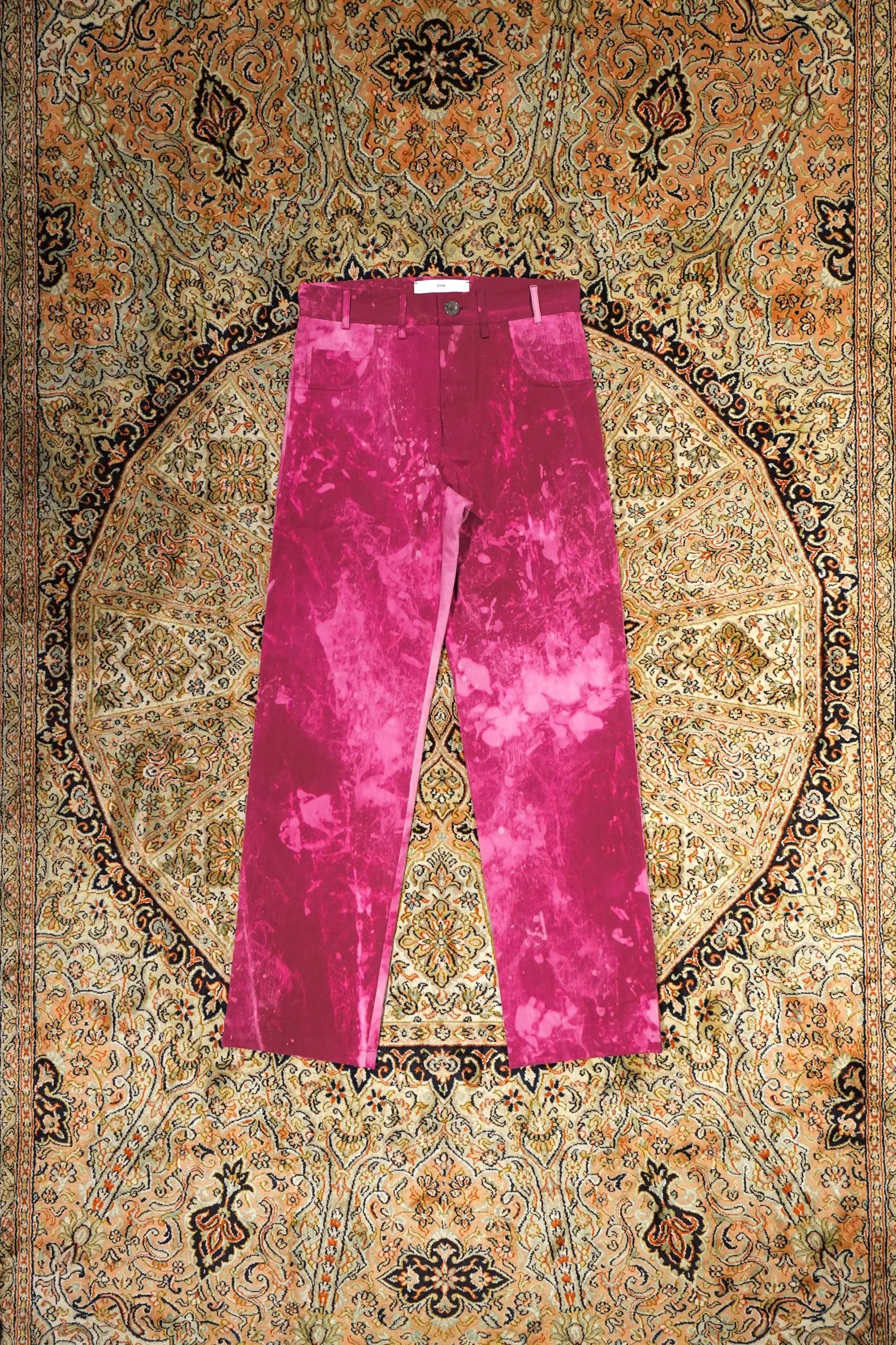 Song for the Mute LONG WORK PANT(PINK)