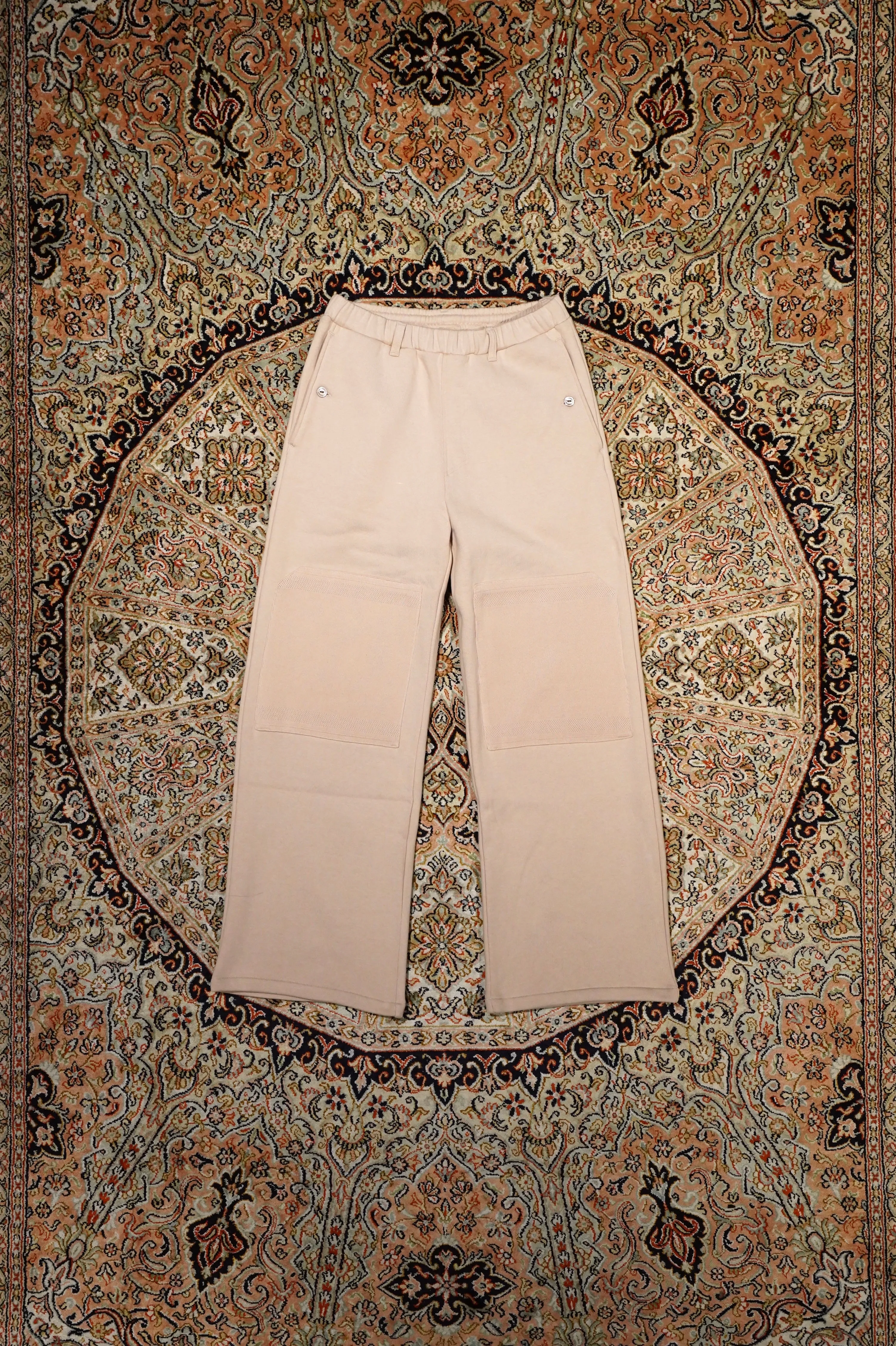 STEAF CLASSY WORK SWEAT PANTS (GRAVEL BEIGE)