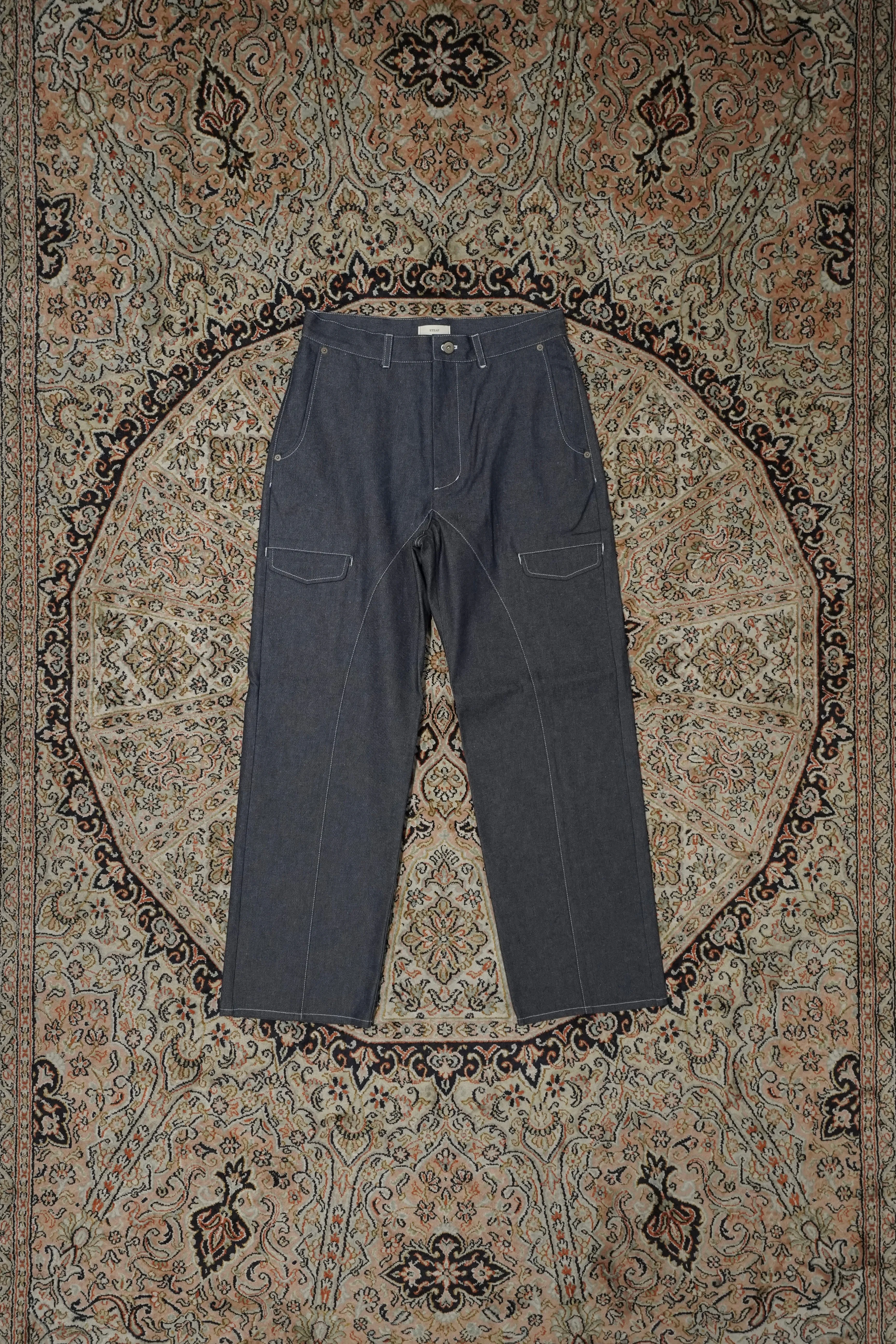 STEAF EXPLORER??S DENIM PANTS (IRON BLUE)