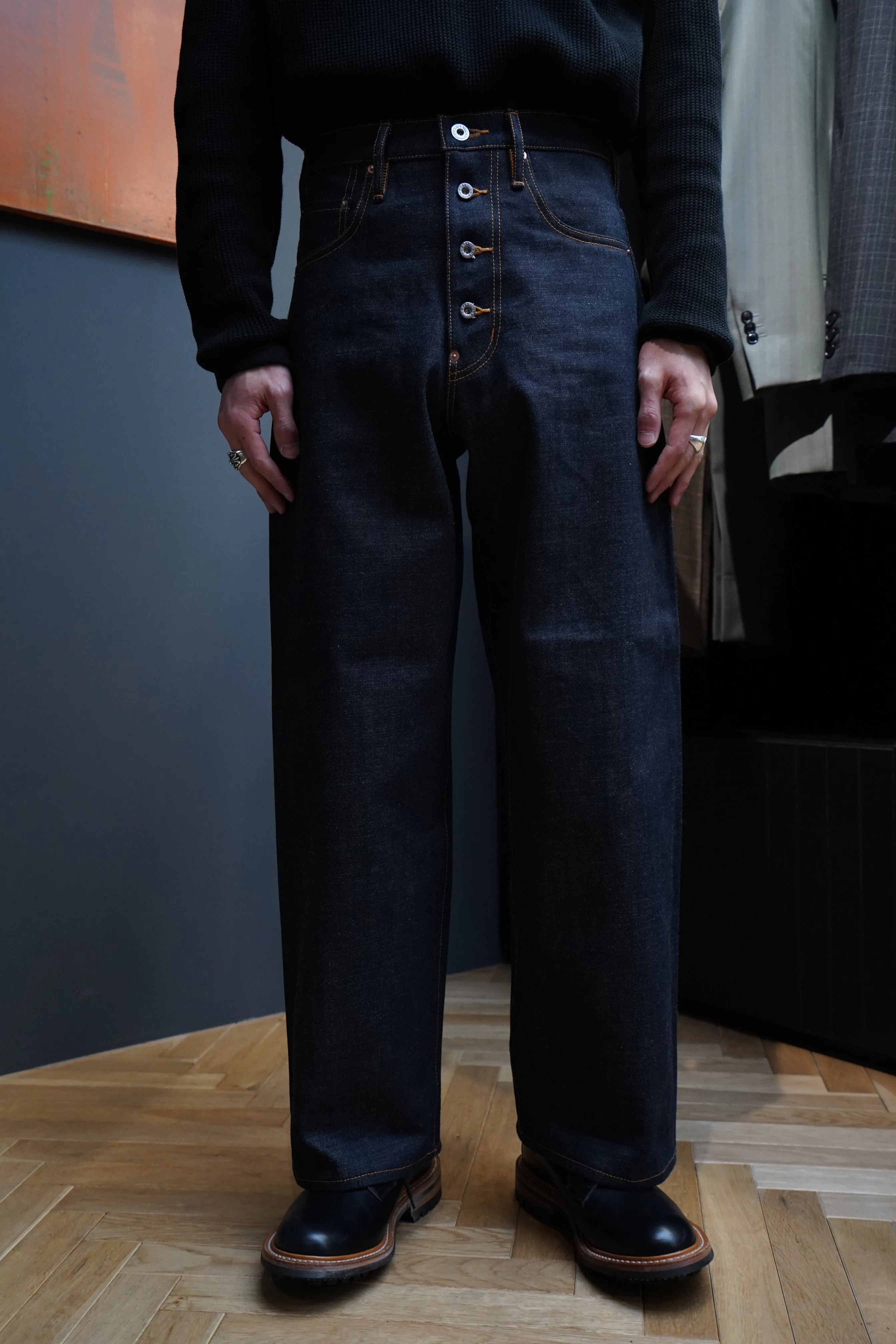 SUGARHILL CLASSIC DENIM PANTS (RIGID INDIGO)