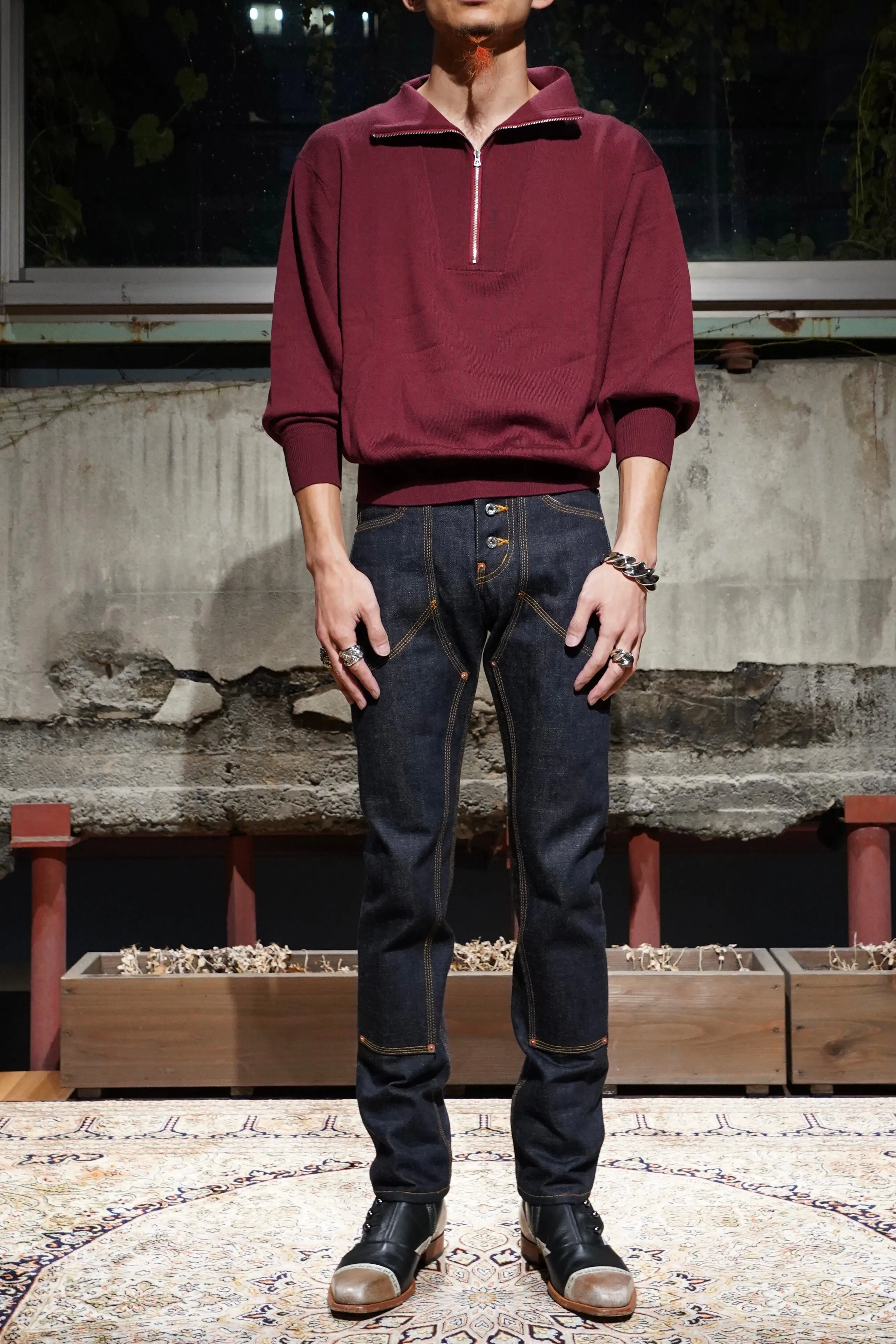 SUGARHILL CLASSIC STRAIGHT DENIM PANTS