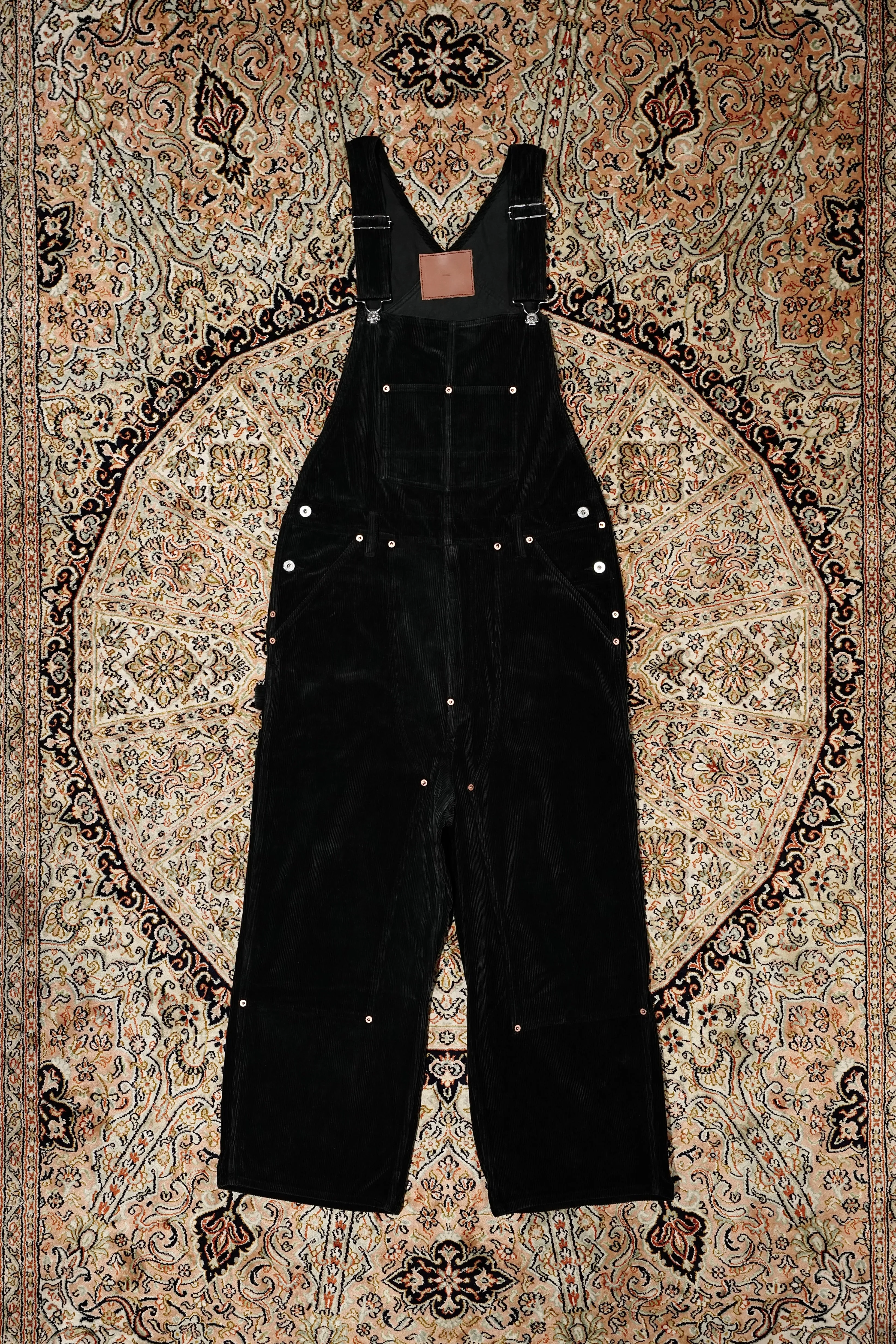 SUGARHILL COURDUROY OVERALLS (BLACK)
