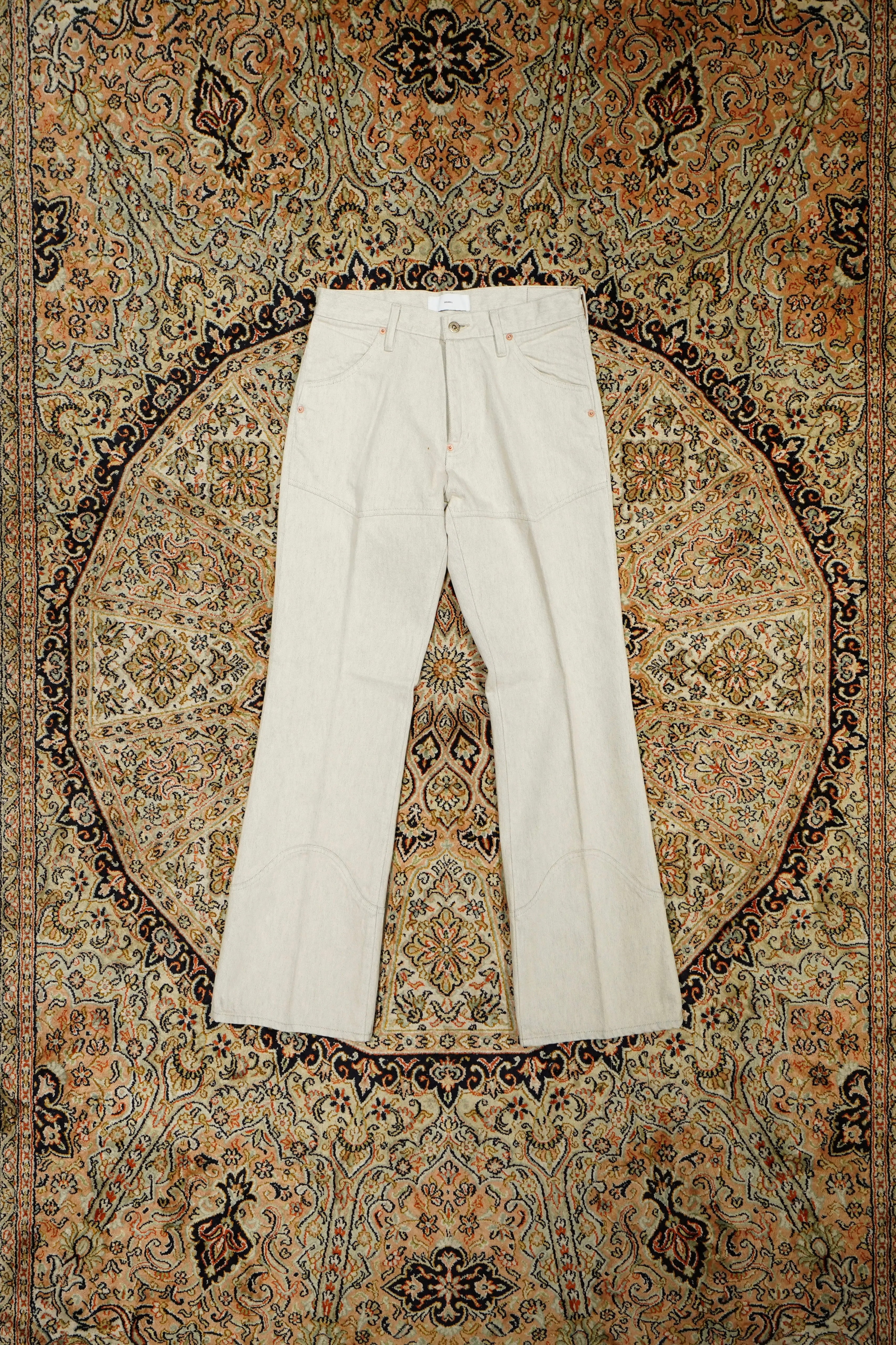 SUGARHILL DENIM TROUSERS (GRAY WHITE)