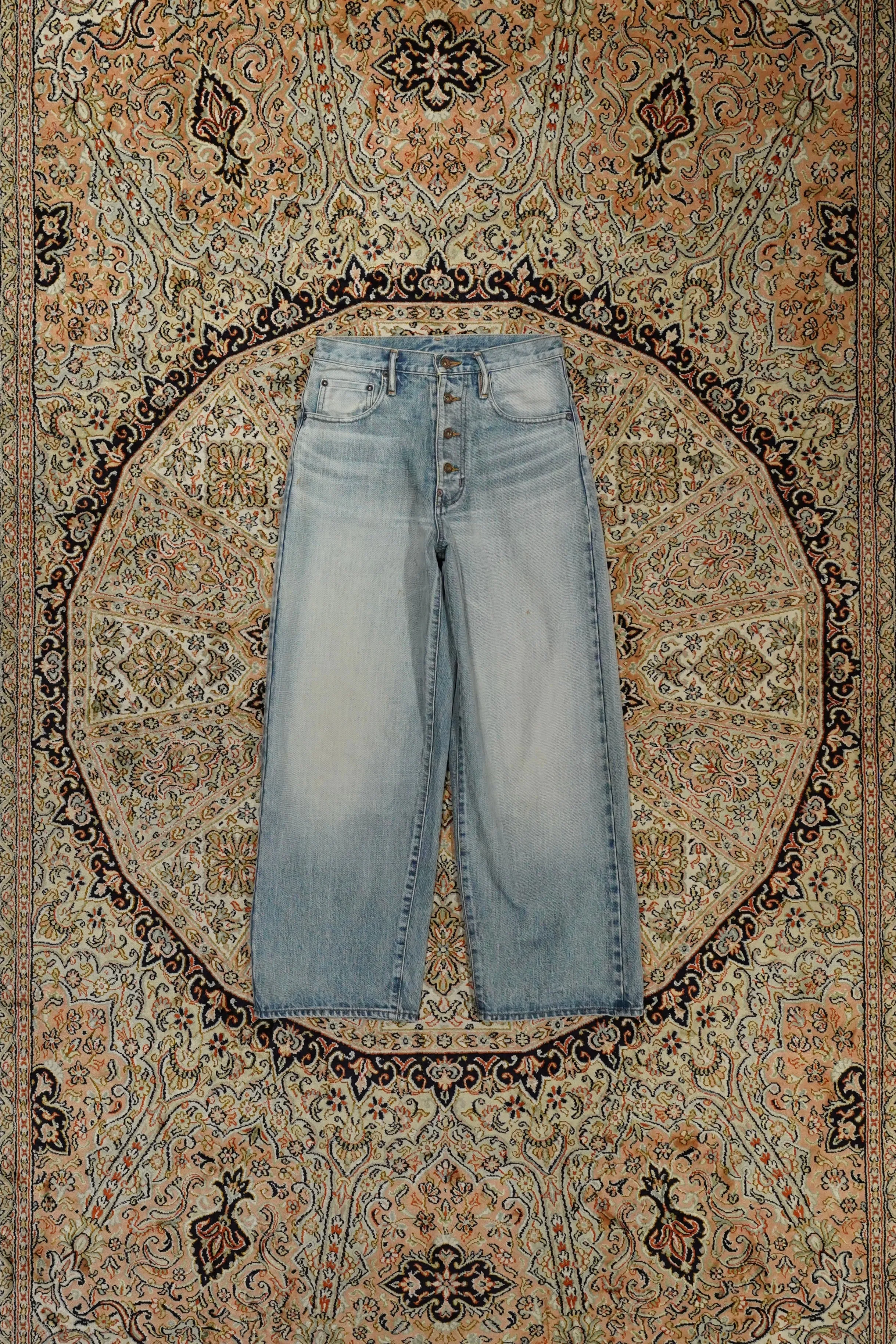 SUGARHILL FADED CLASSIC DENIM PANTS (FADED INDIGO)