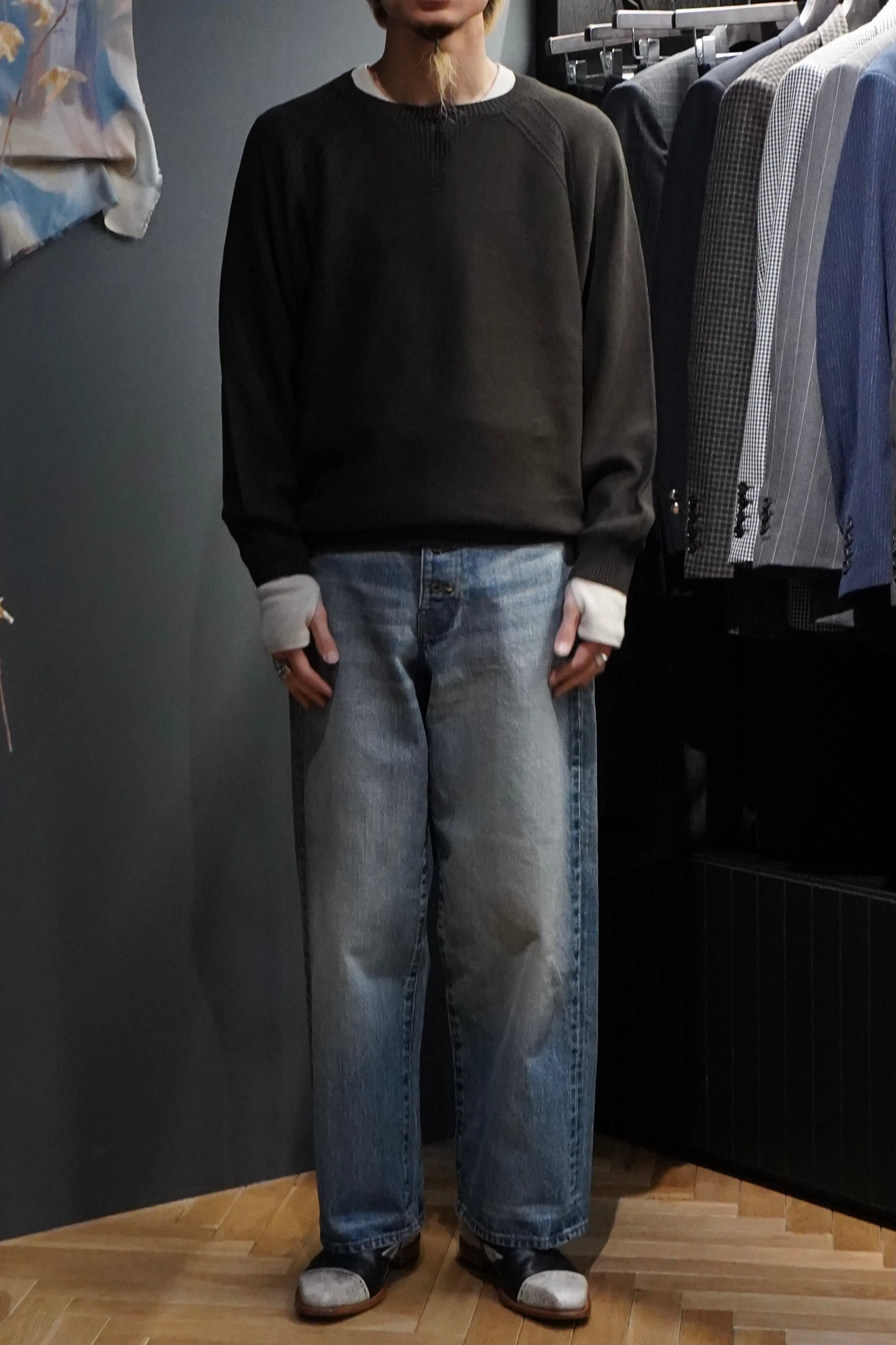 SUGARHILL FADED DENIM PANTS