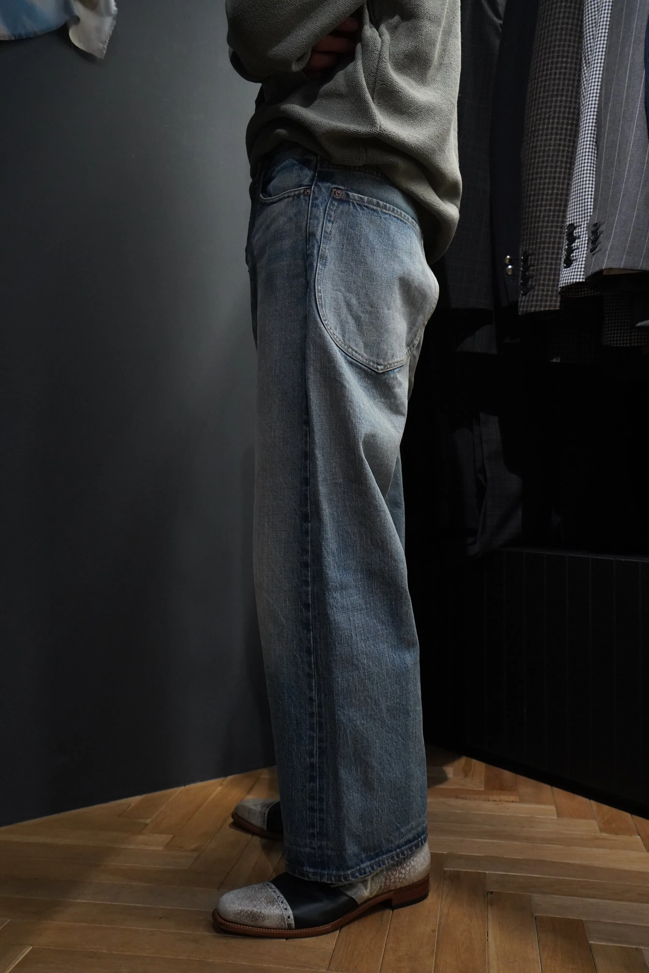 SUGARHILL FADED DENIM PANTS