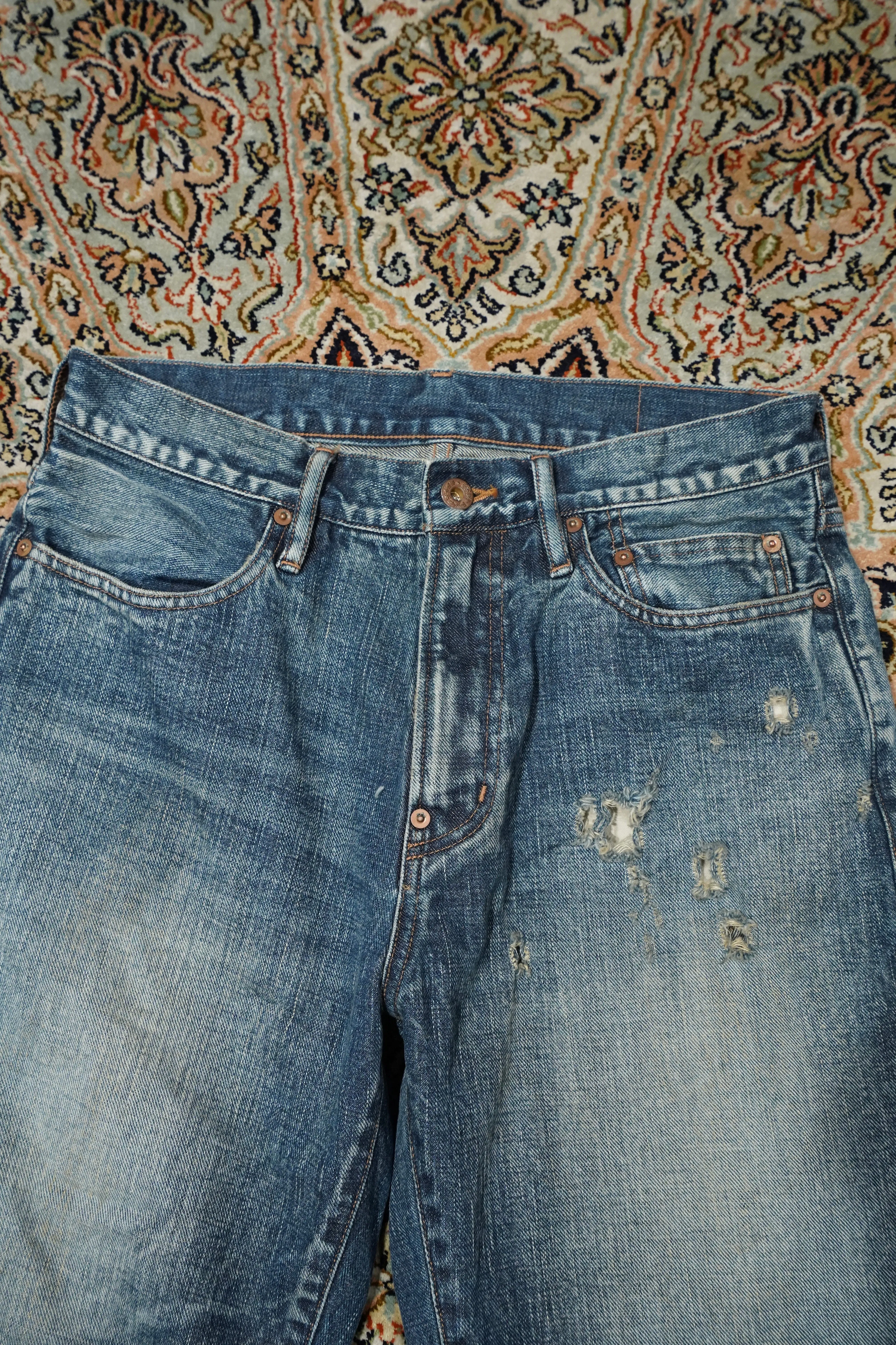 SUGARHILL FADED MODERN DENIM SHORTS (FADED INDIGO)
