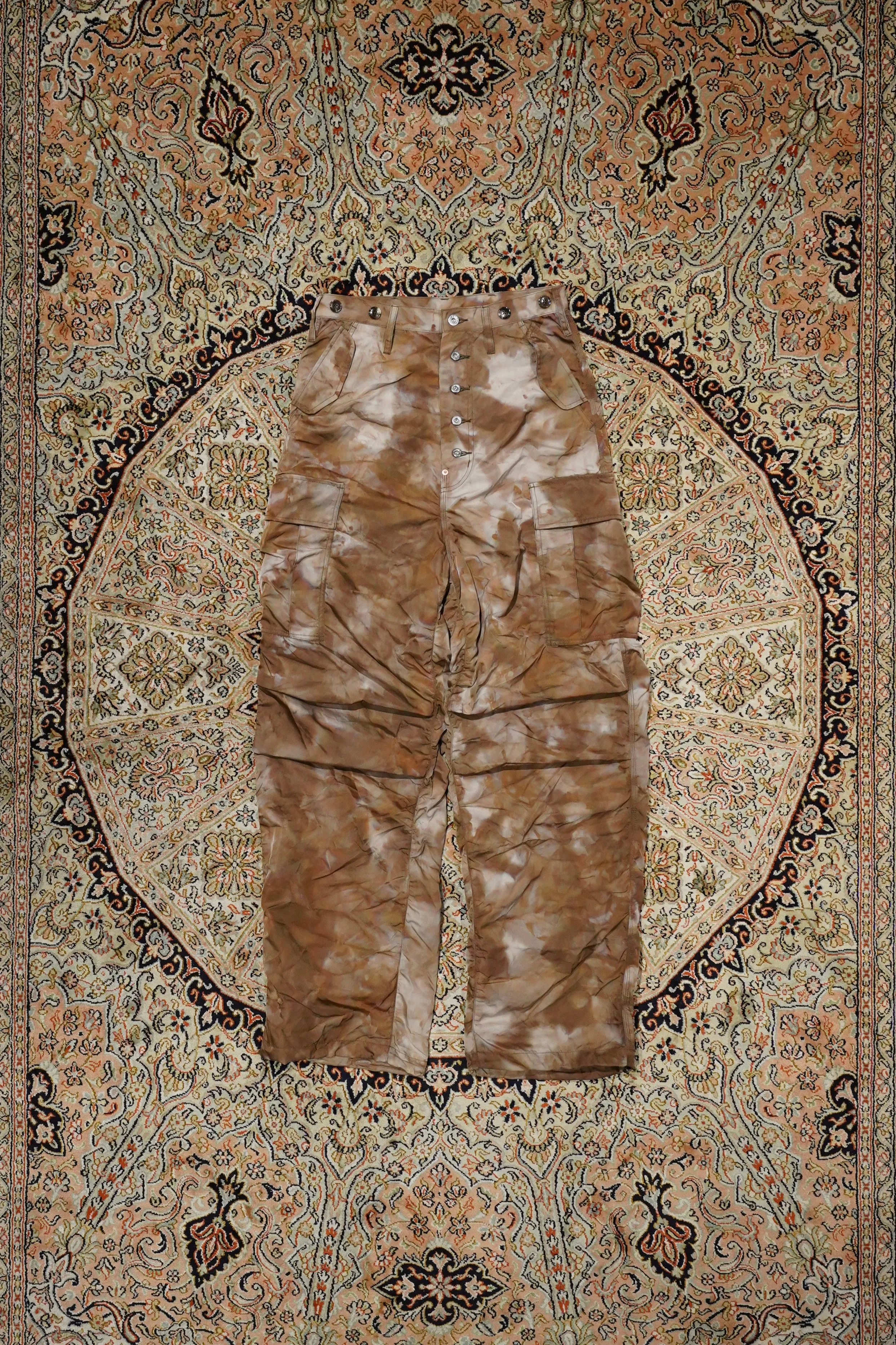 SUGARHILL POUR CAMO CARGO PANTS (SAND BROWN)