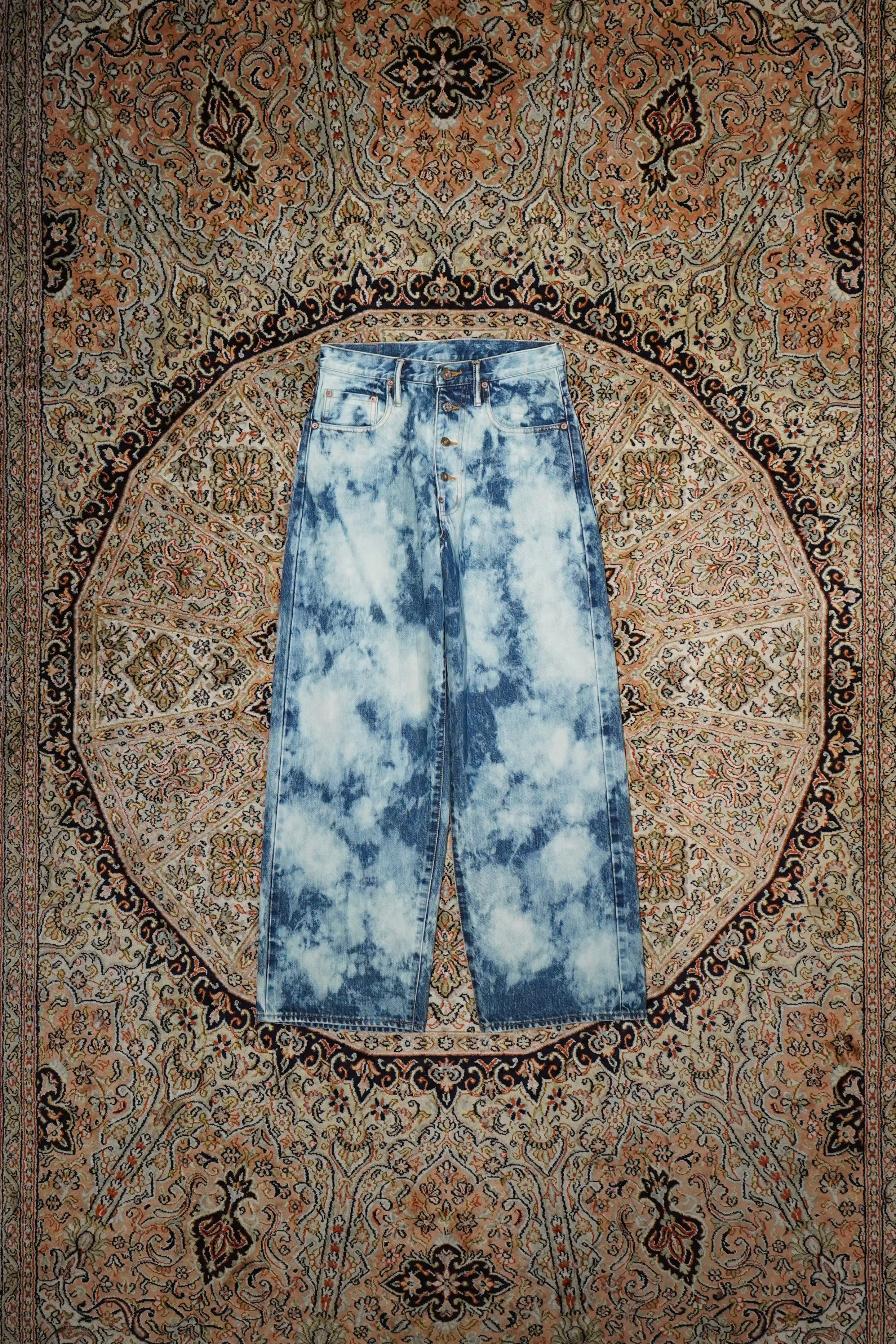 SUGARHILL RANDOM BLEACH CLASSIC DENIM PANTS