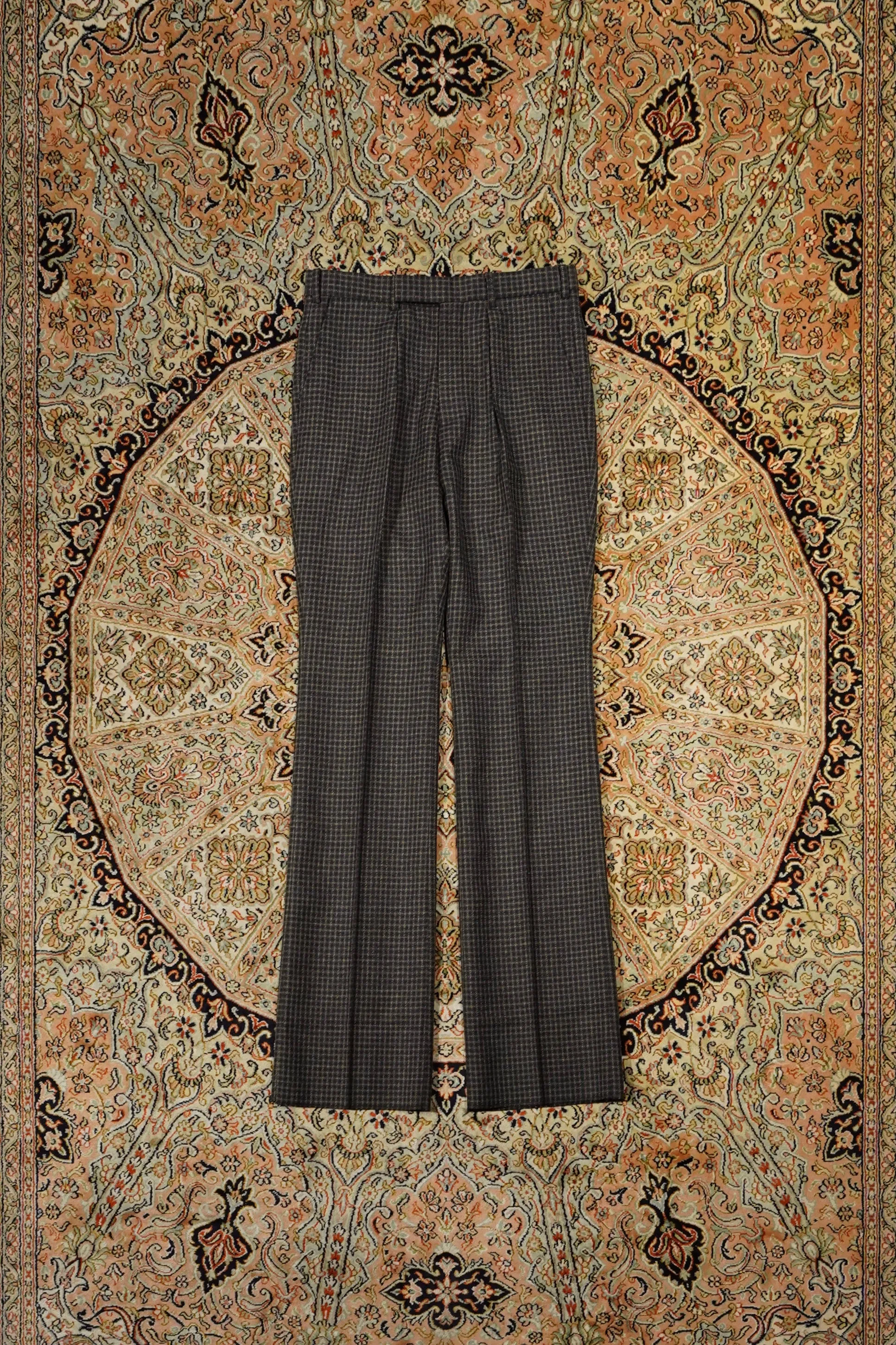 Tucked Flare Trousers