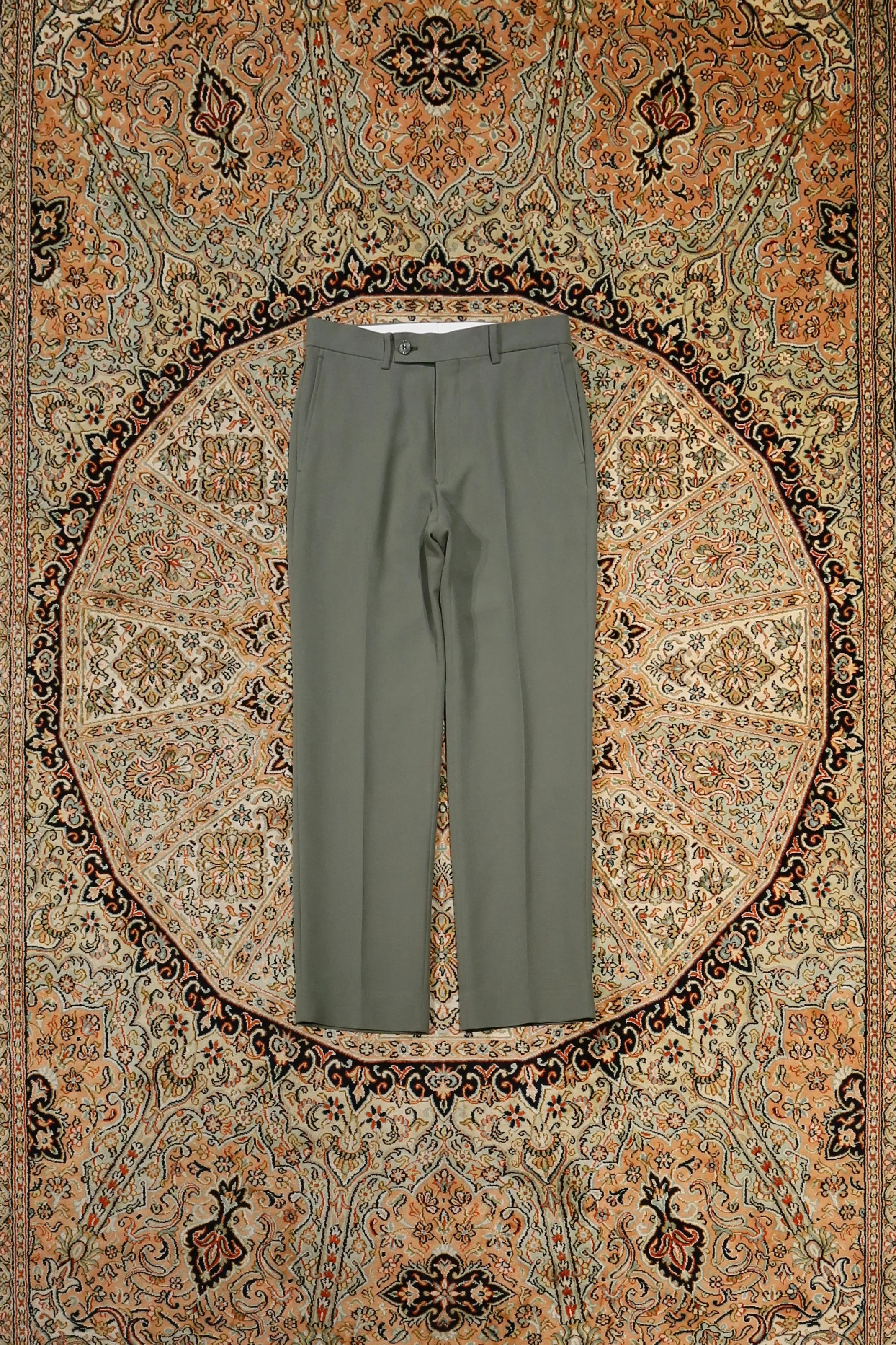 TWIST YARN STANDARD SLACKS (KHAKI)