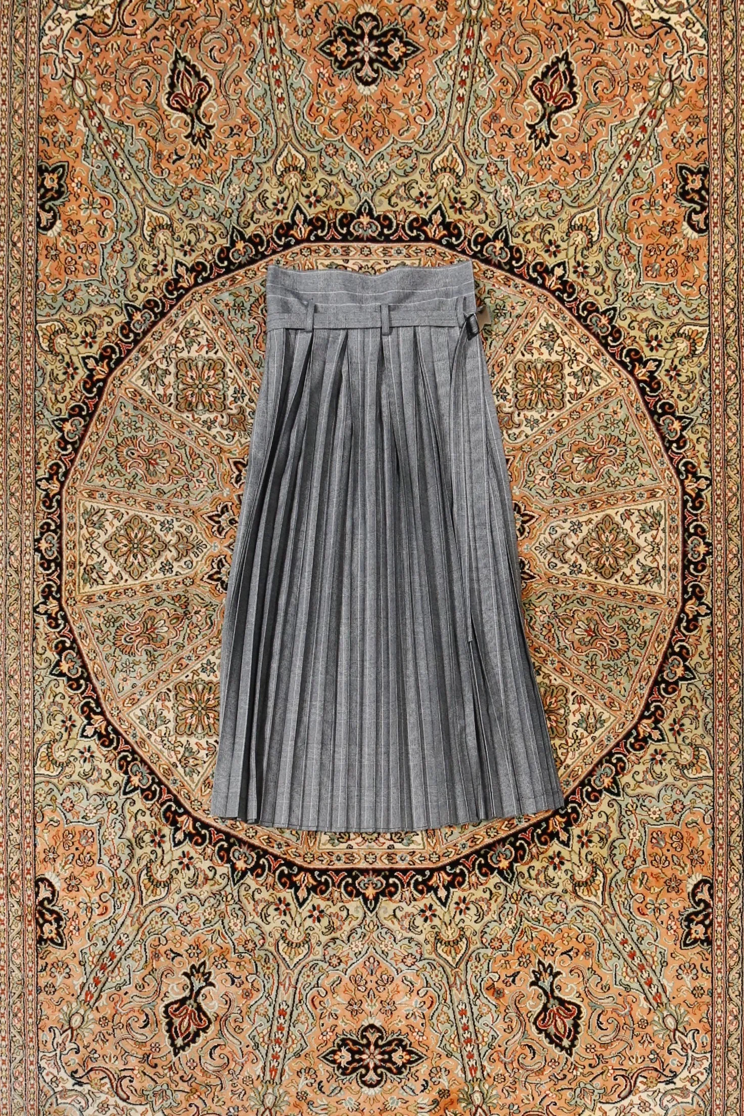 UJOH Pleats Wrap Belt (GRAY)