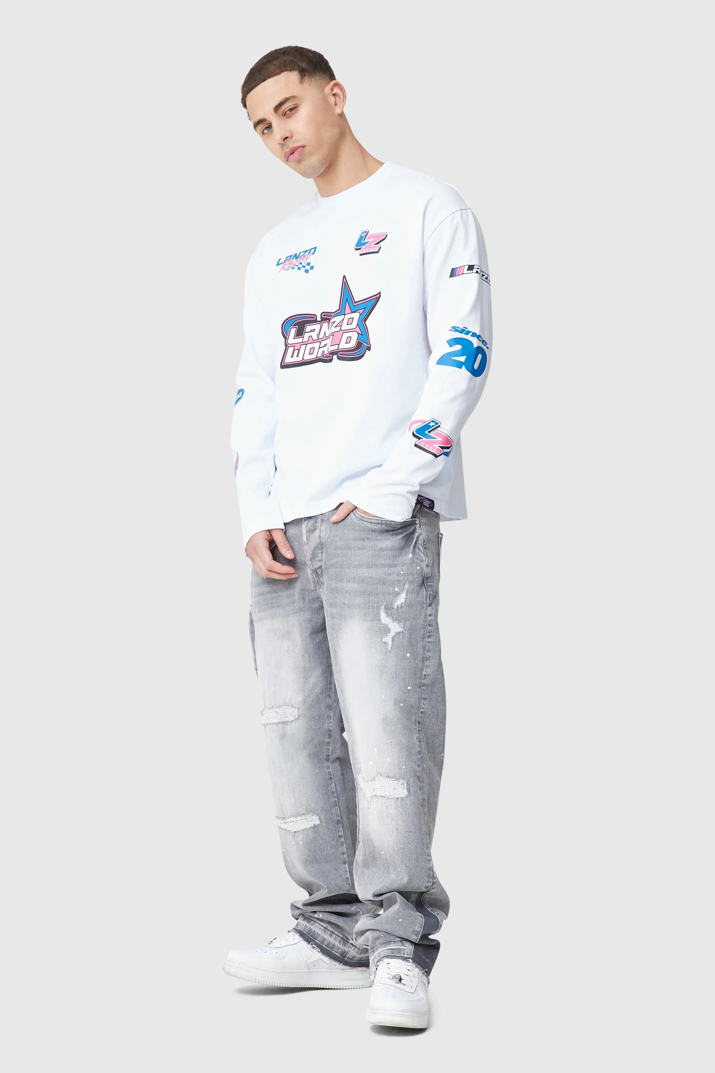 Velocity Long Sleeve Tee - White