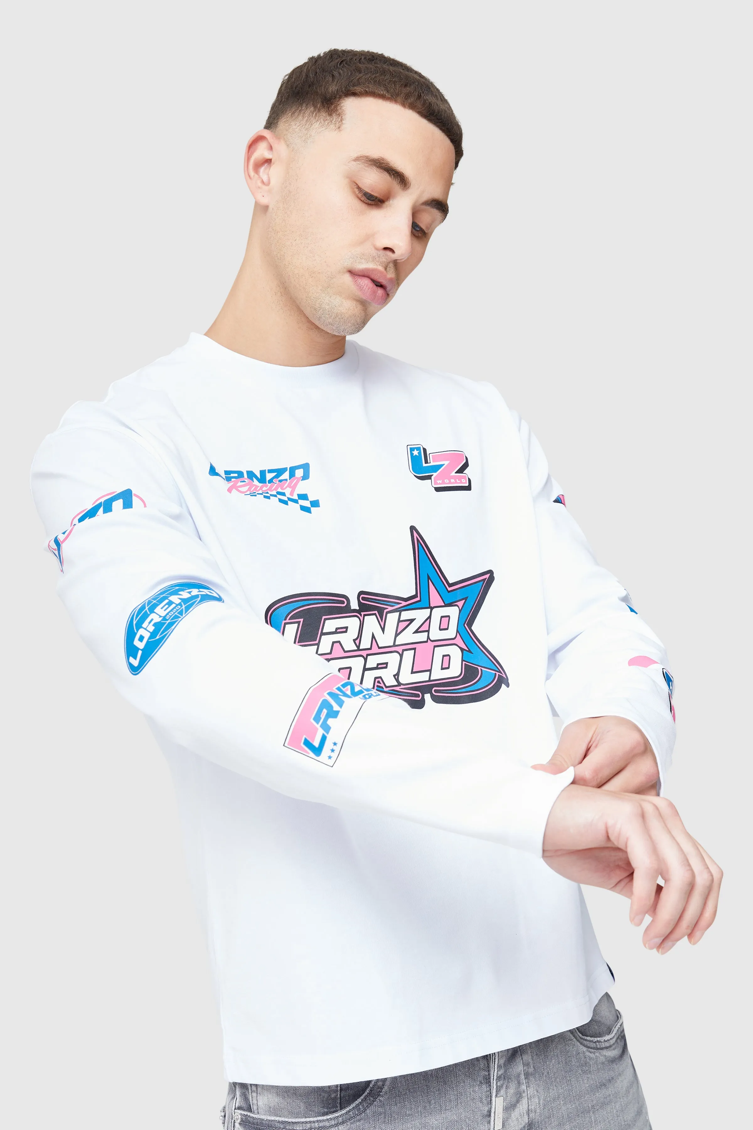 Velocity Long Sleeve Tee - White
