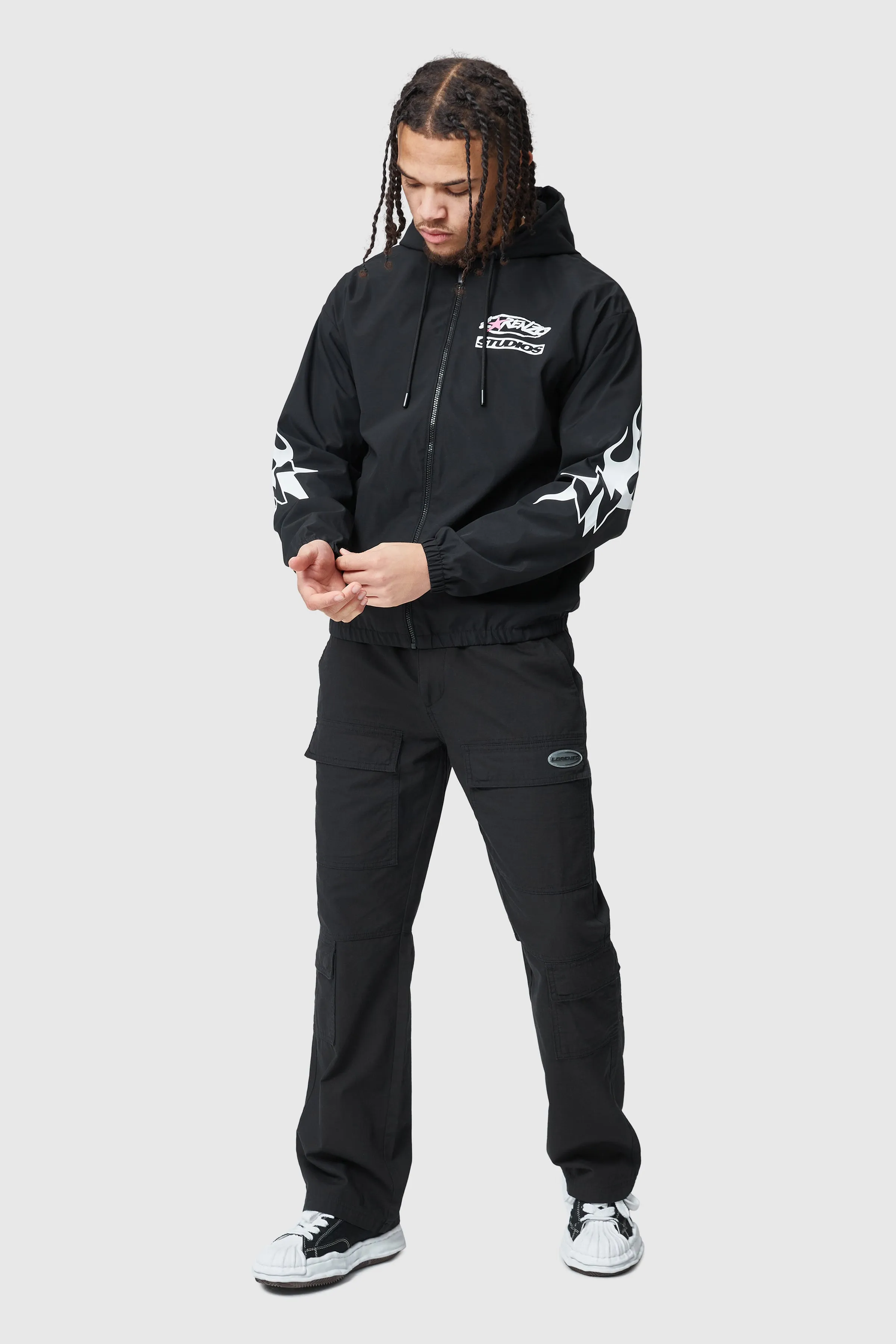 World Tour Windbreaker - Black