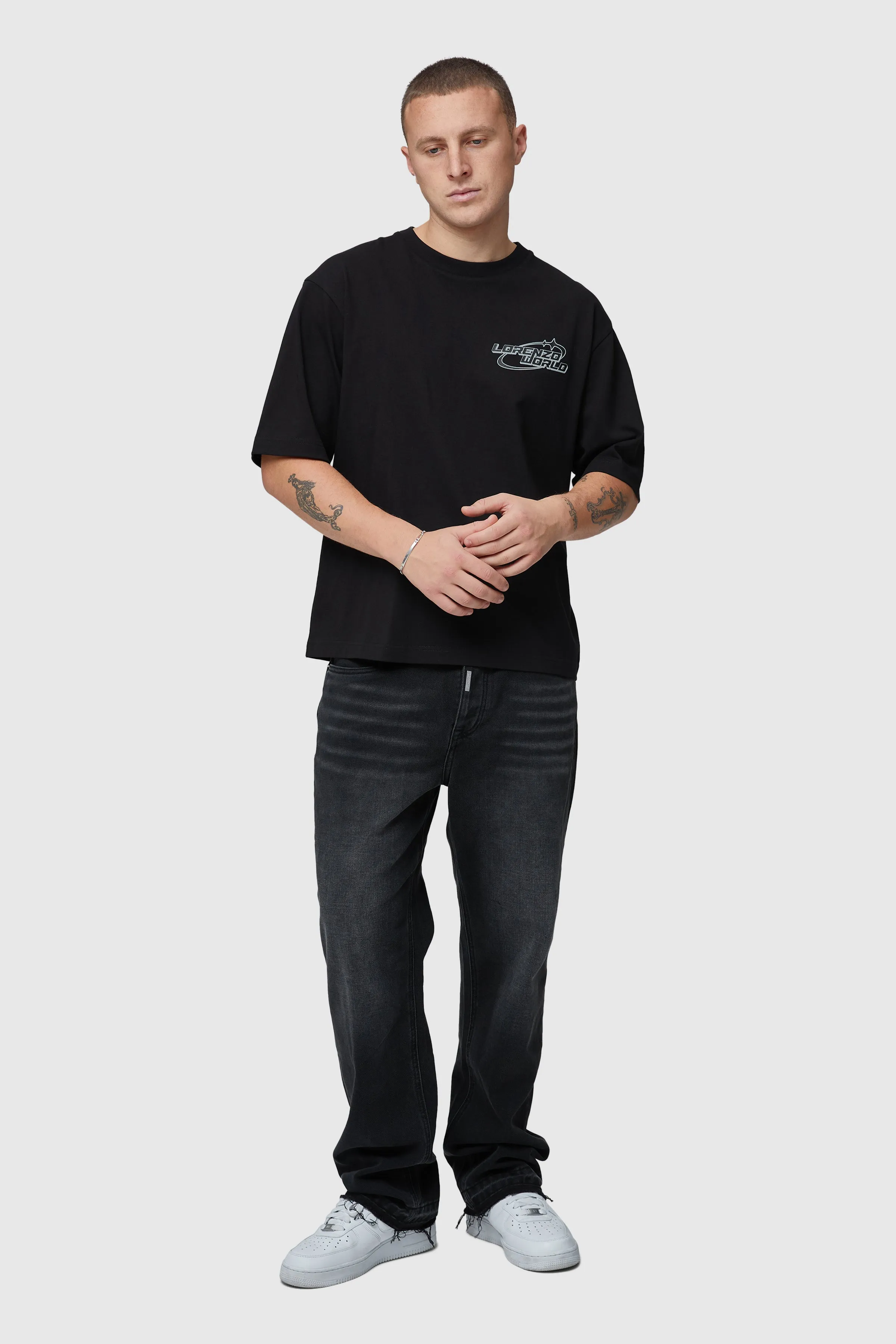 Y2K World Tee - Black