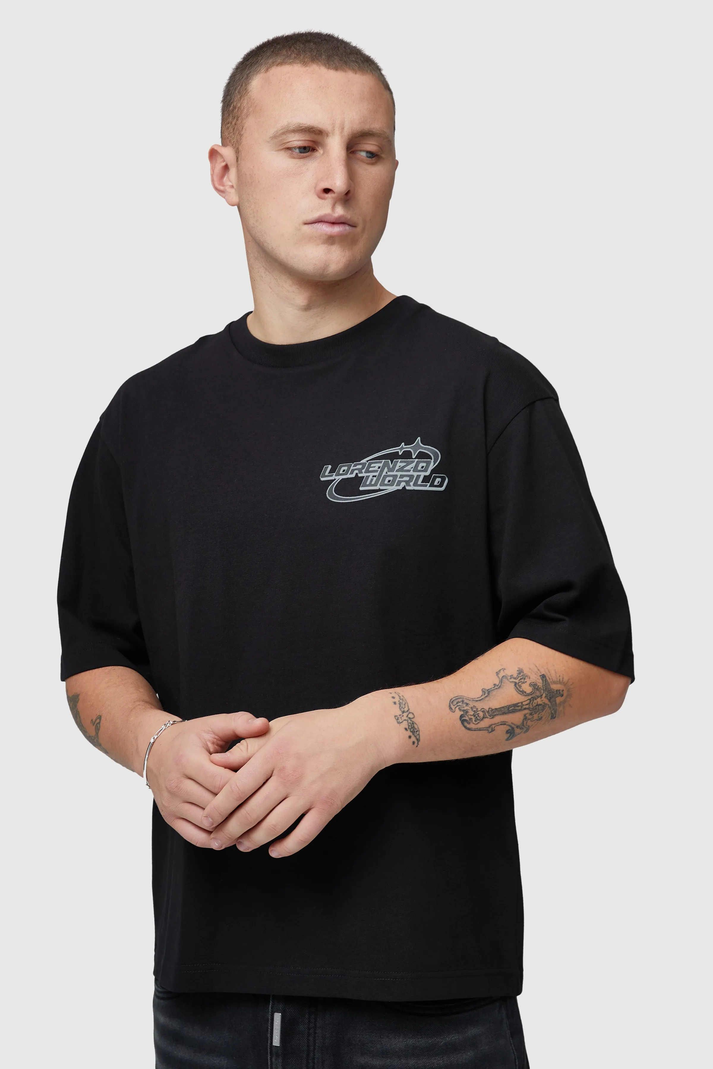 Y2K World Tee - Black