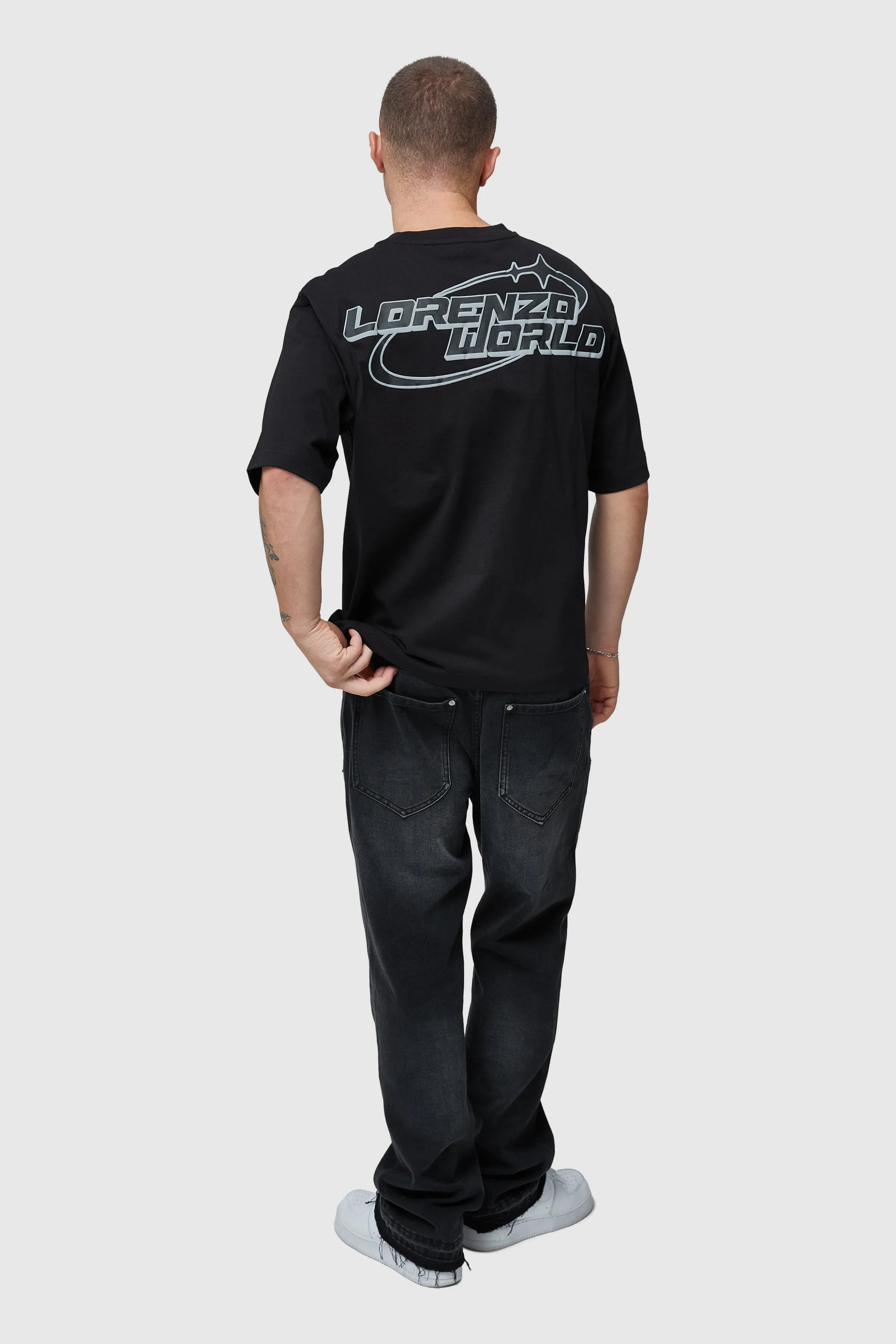 Y2K World Tee - Black